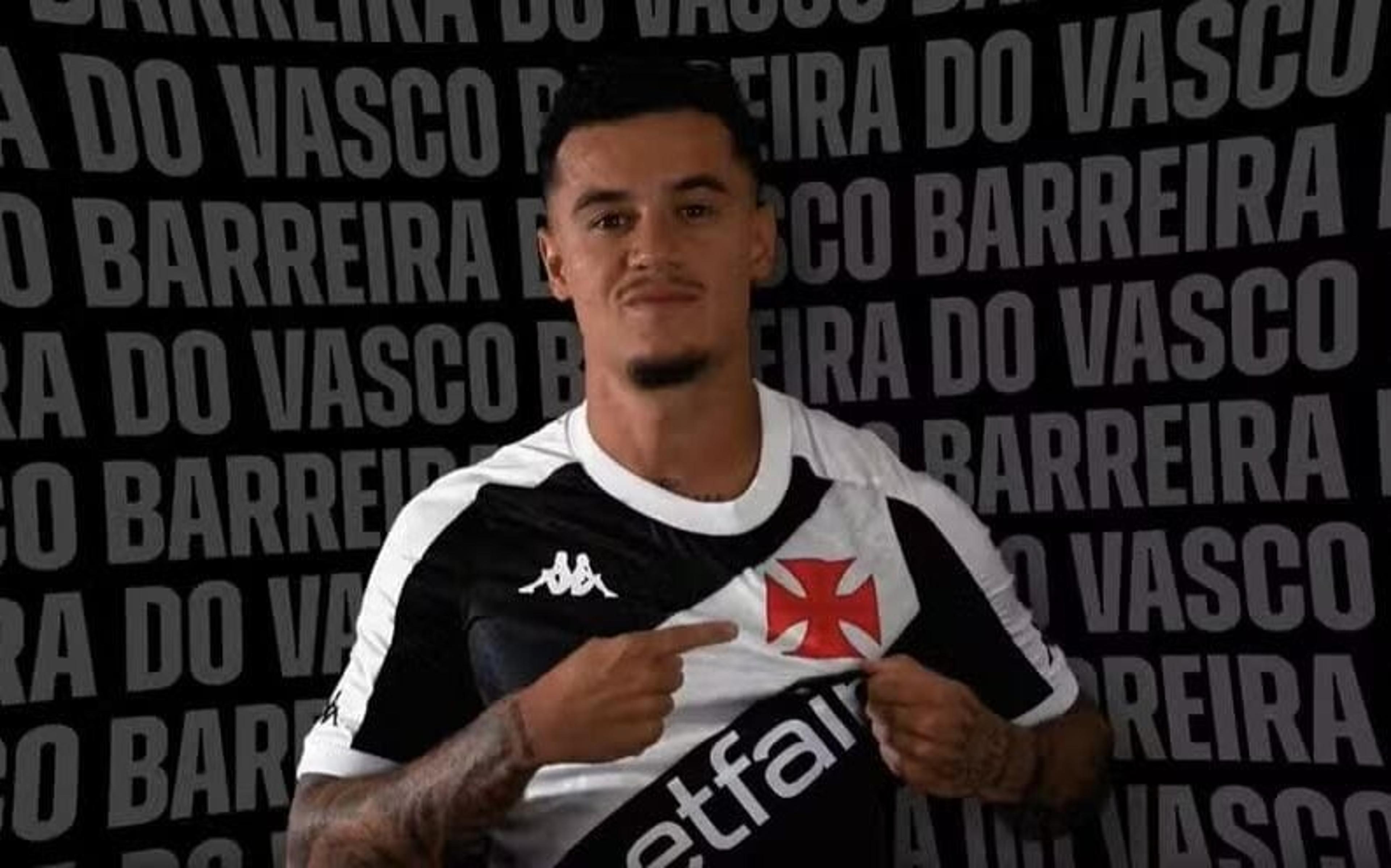 Vasco anuncia contratação de Philippe Coutinho