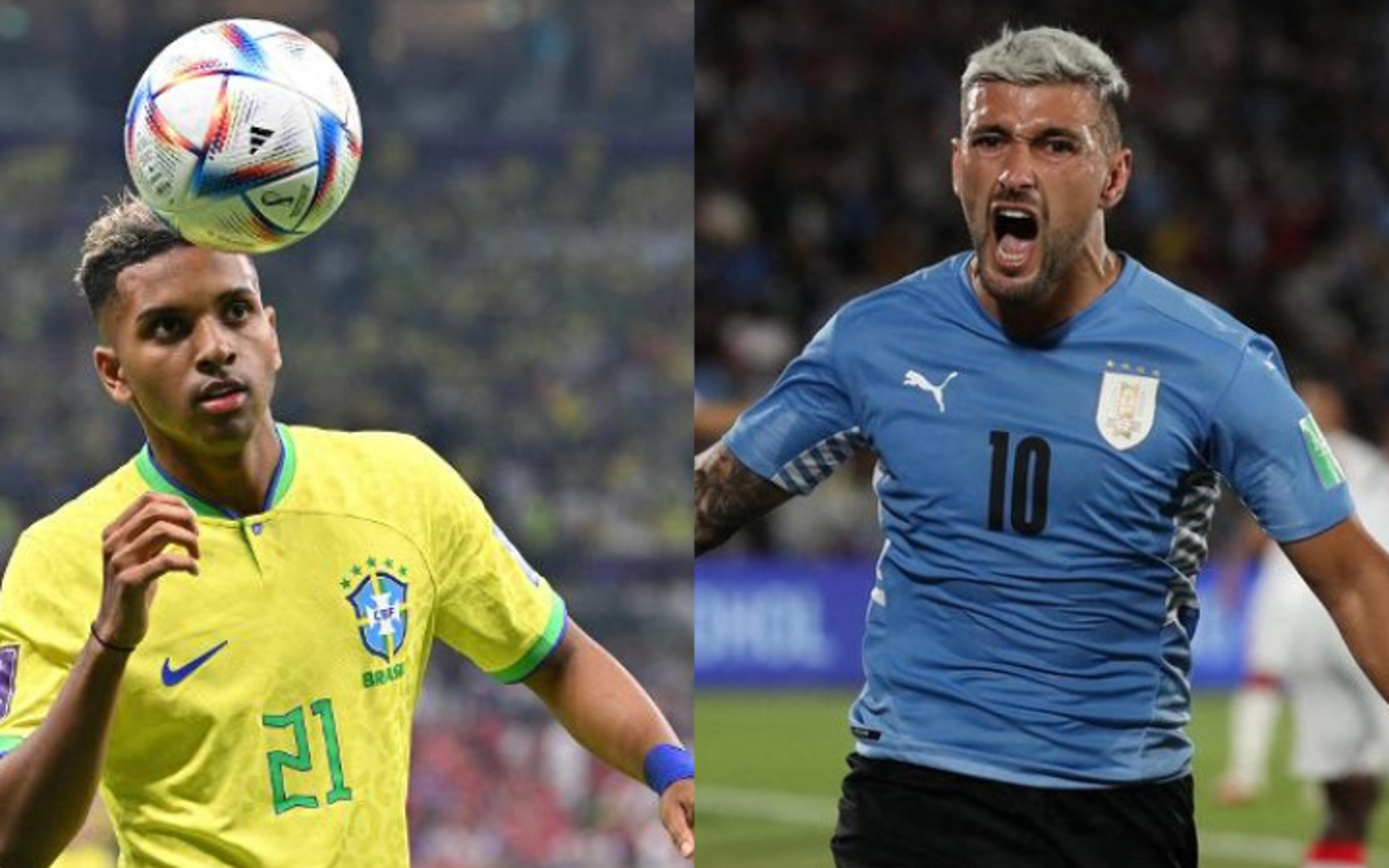 Comparativo Brasil x Uruguai: como foi a primeira fase de cada seleção