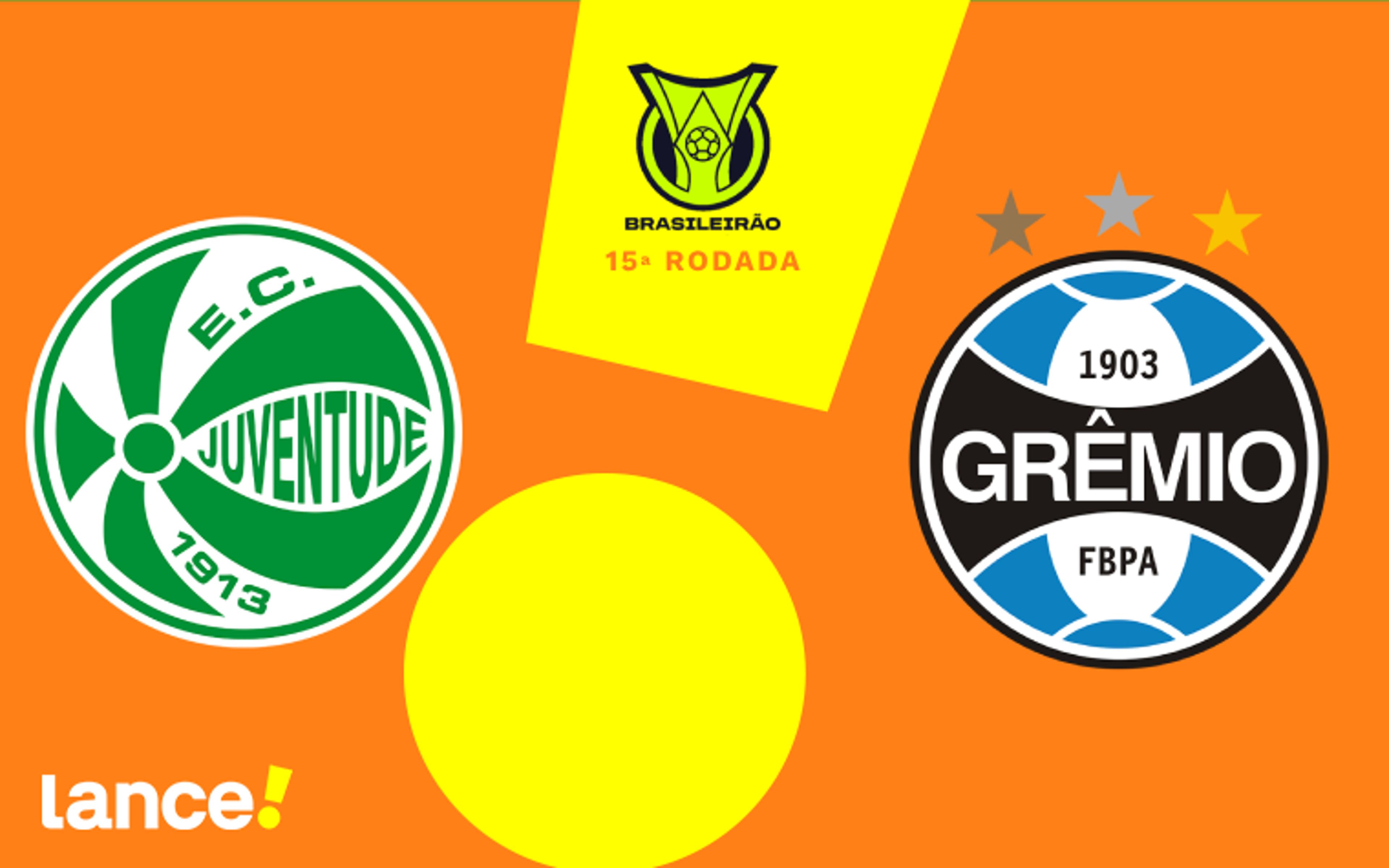 Juventude x Grêmio: onde assistir ao vivo, horário e escalações do jogo pelo Brasileirão