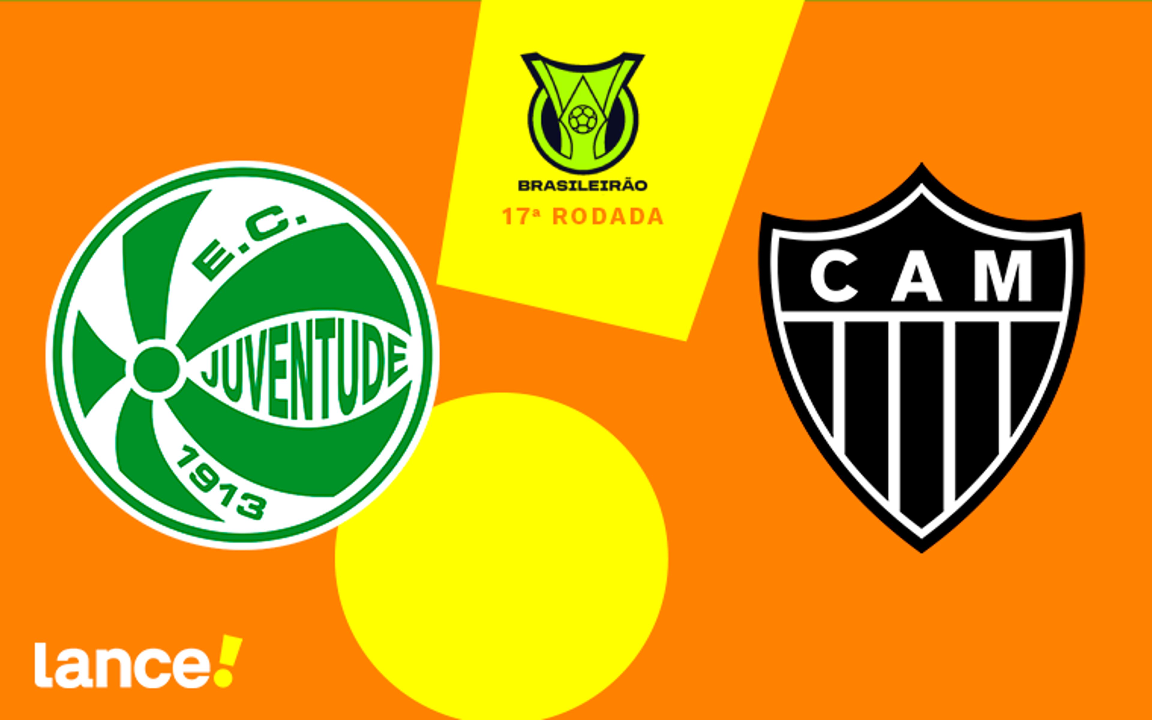 Juventude x Atlético-MG: onde assistir, horário e escalações do jogo do Brasileirão