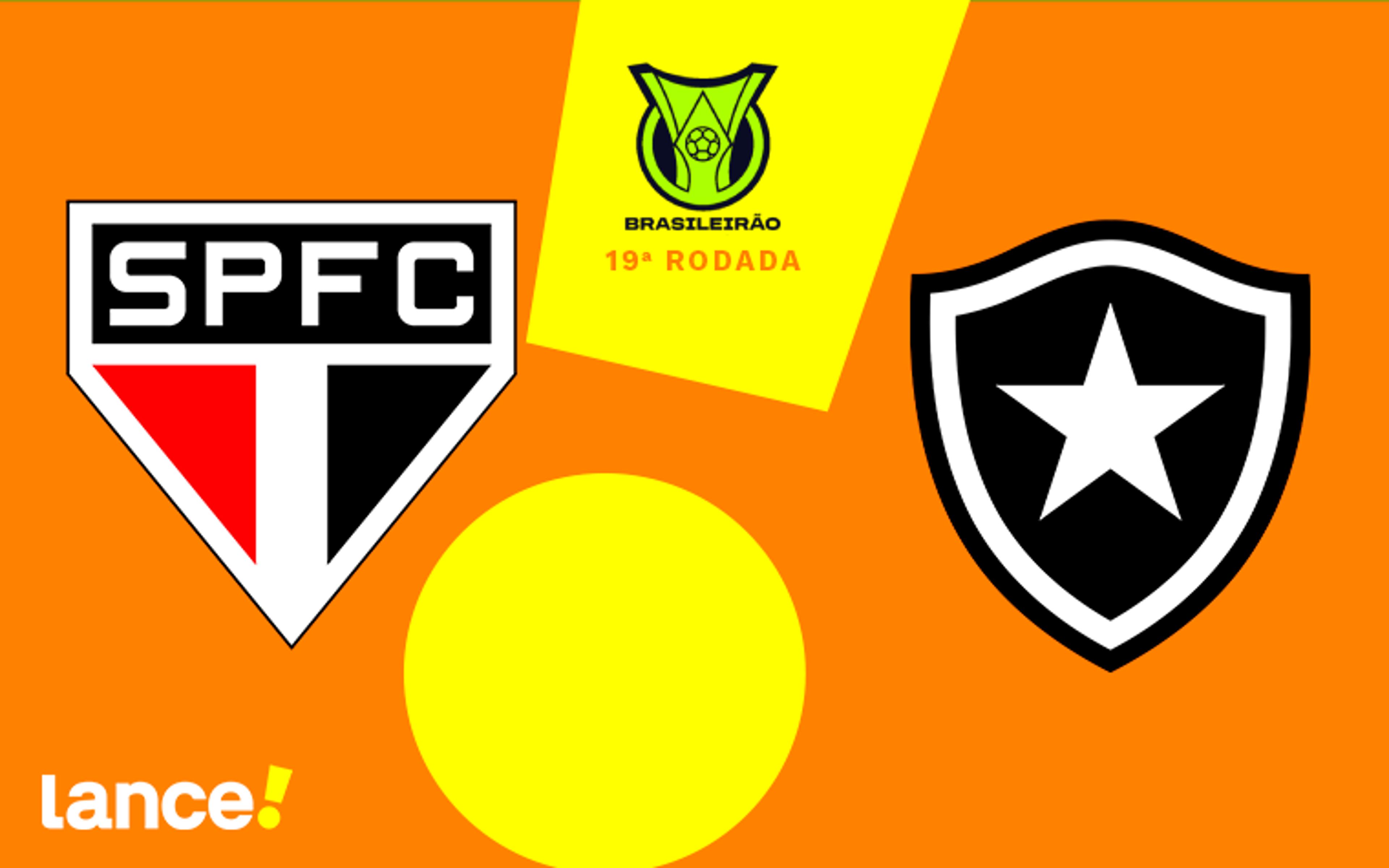 São Paulo x Botafogo: onde assistir, horário e escalações do jogo do Brasileirão