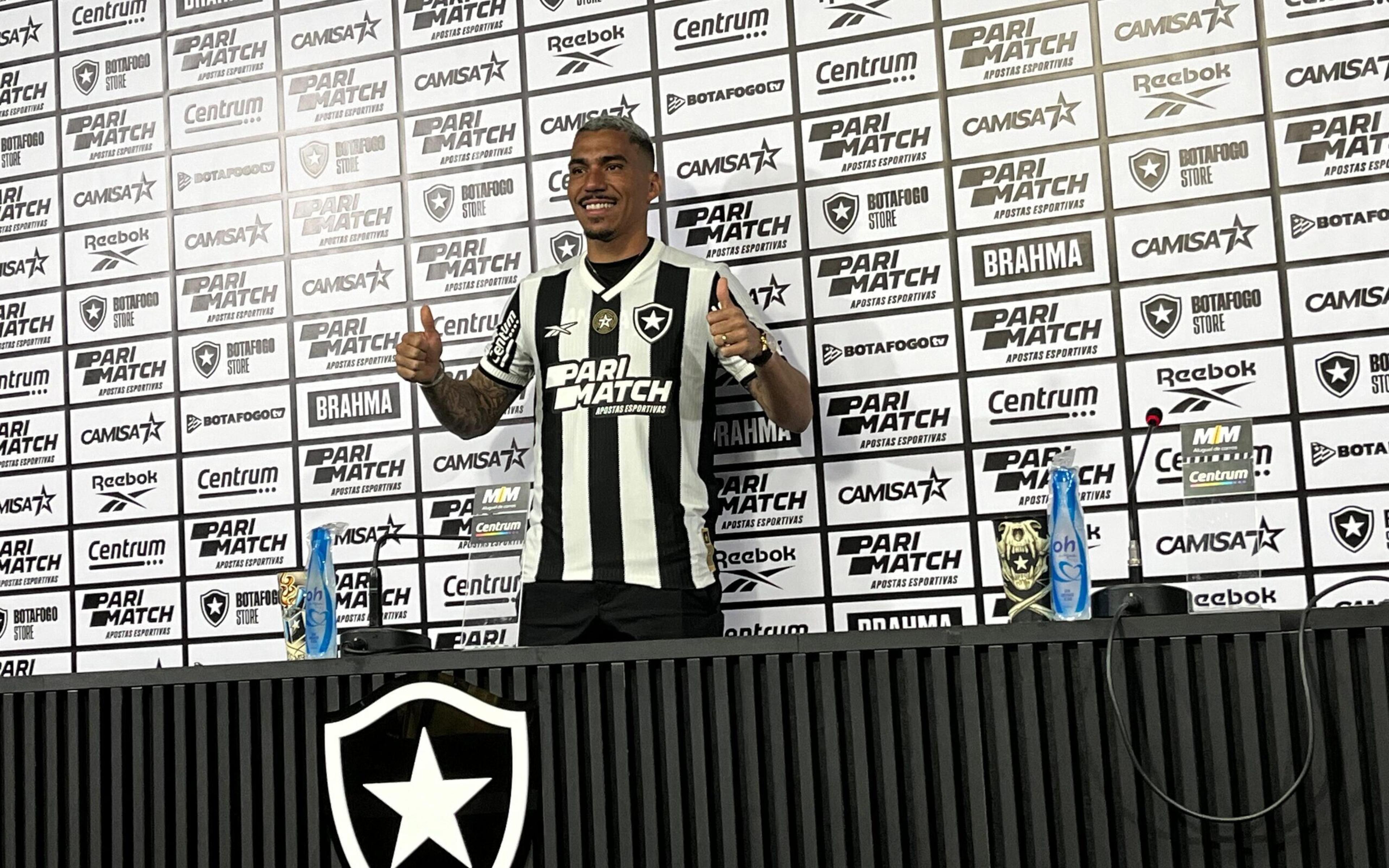 Allan é apresentado e se declara ao Botafogo: ‘Sonho realizado’