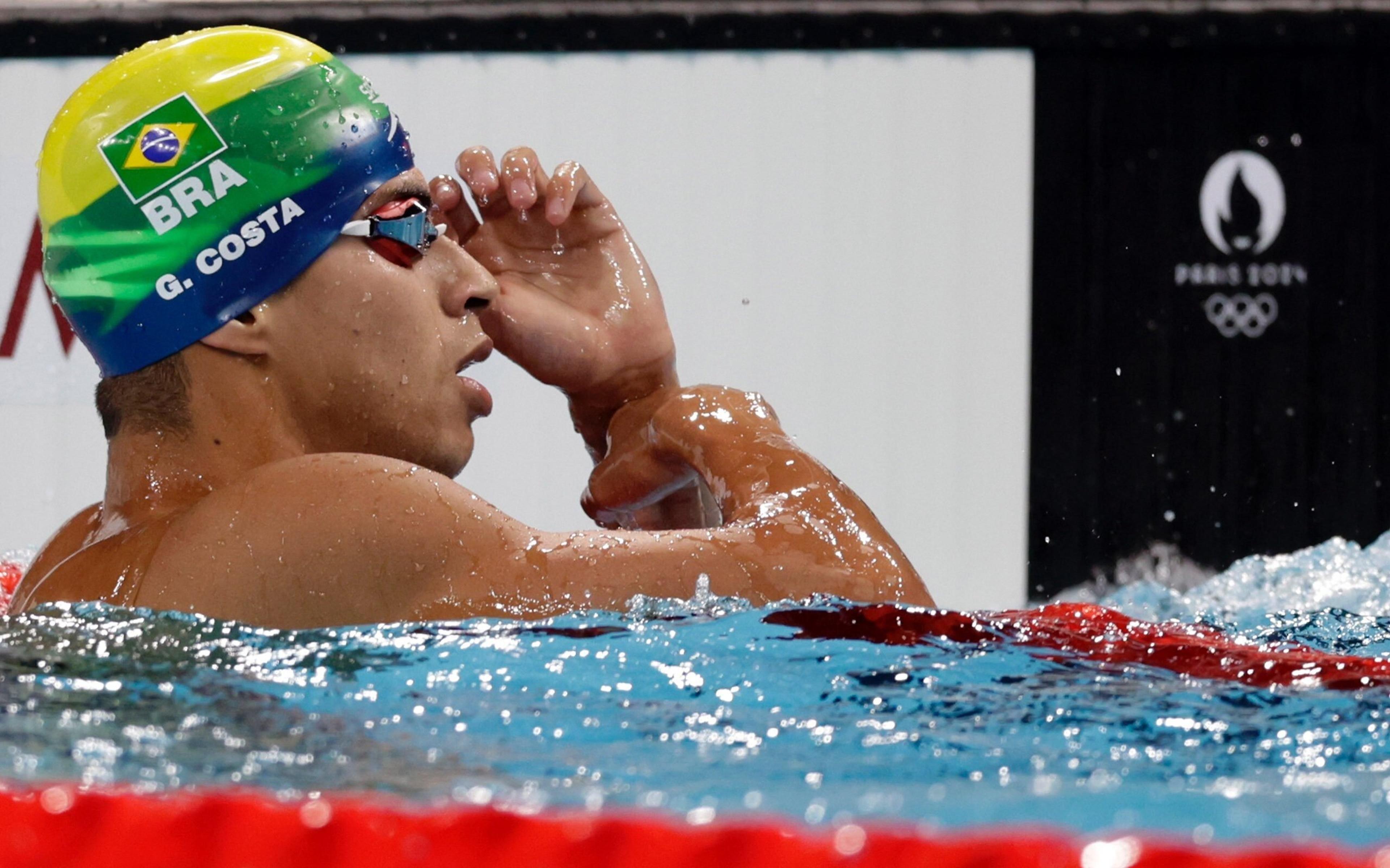 Olimpíadas: Guilherme Costa, o ‘Cachorrão’, vai à final dos 400m livre com segundo melhor tempo na natação