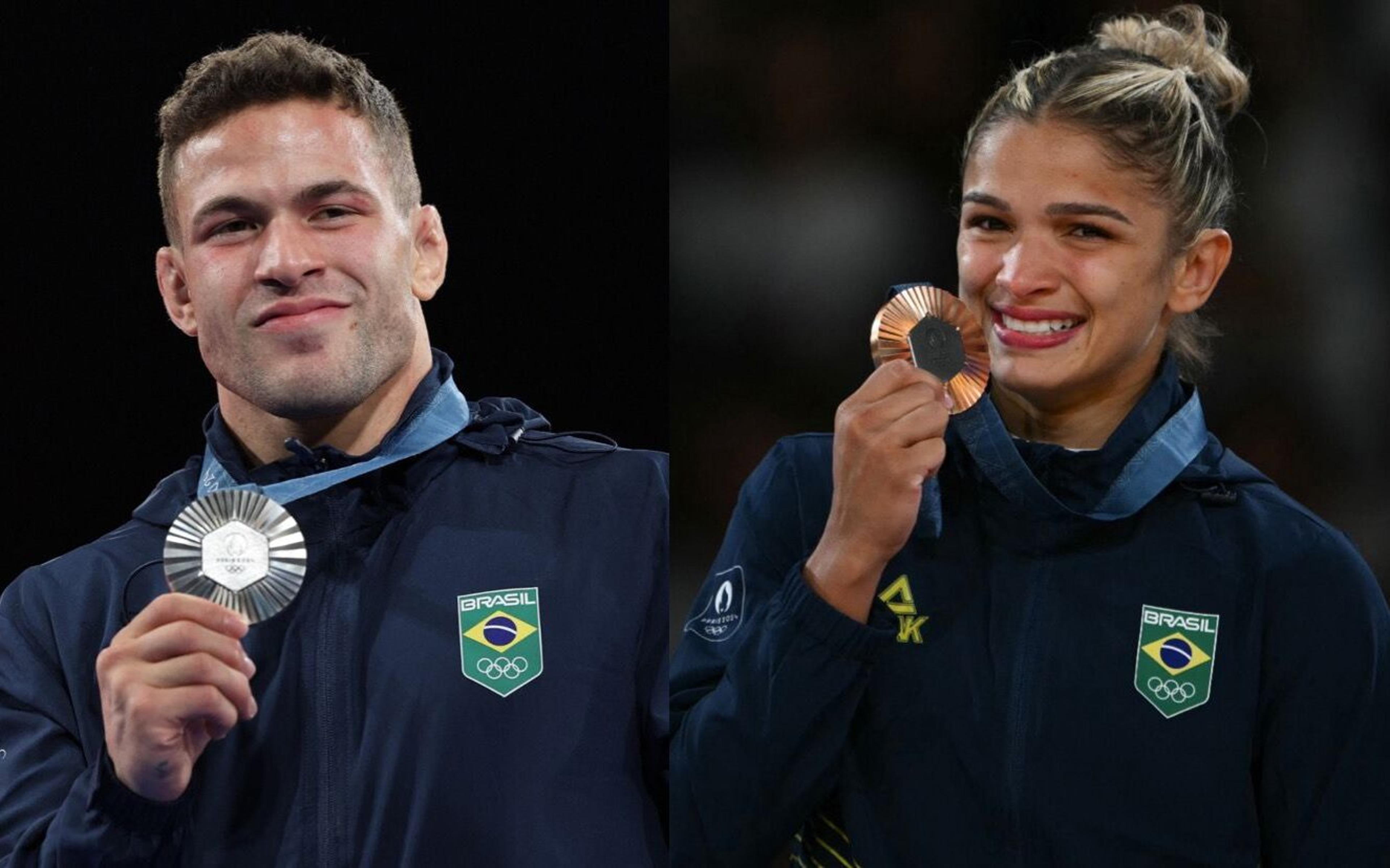 Quanto Willian Lima e Larissa Pimenta receberam pelas medalhas nas Olimpíadas?