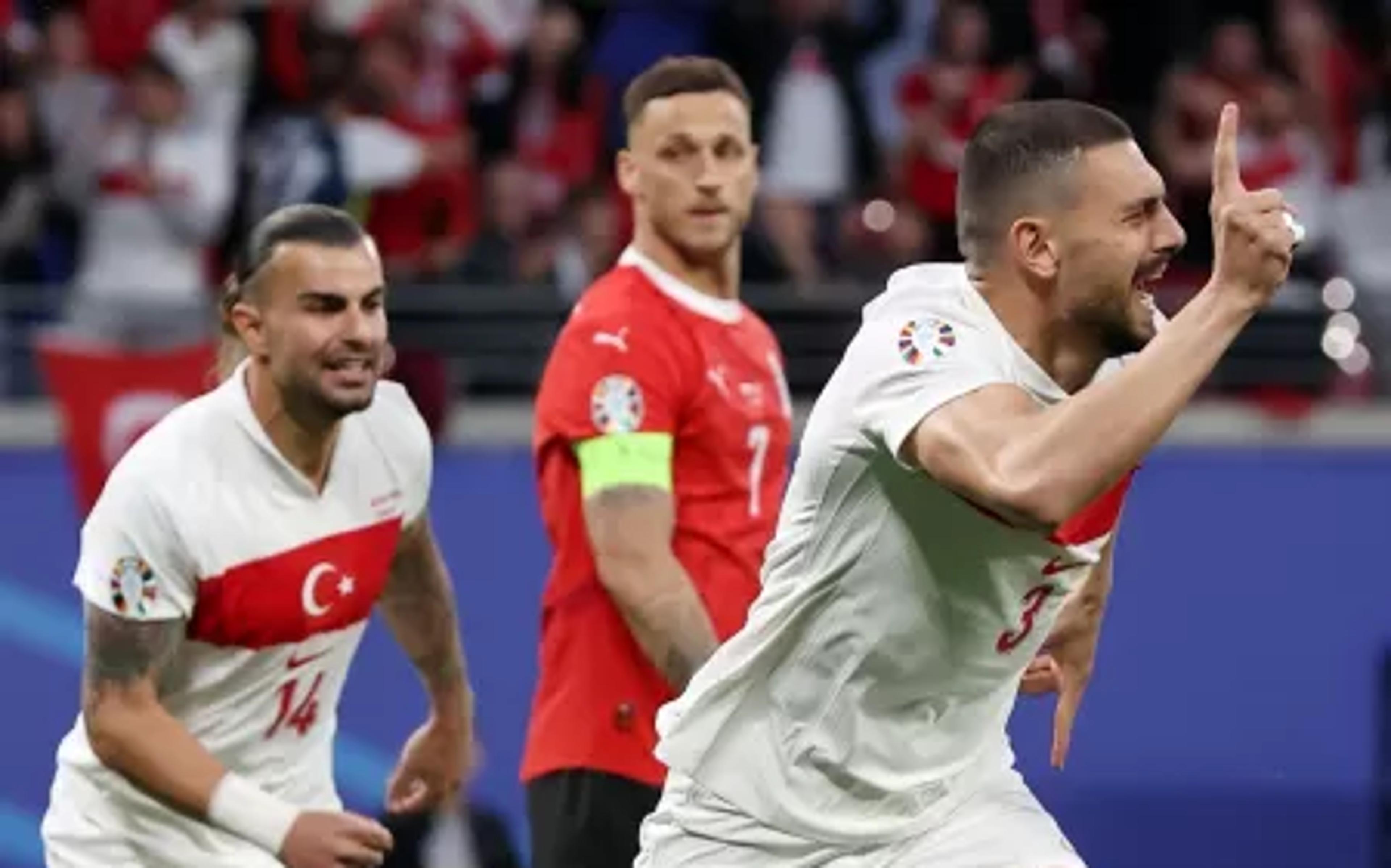 Zagueiro-artilheiro decide, Turquia elimina a Áustria e avança na Eurocopa