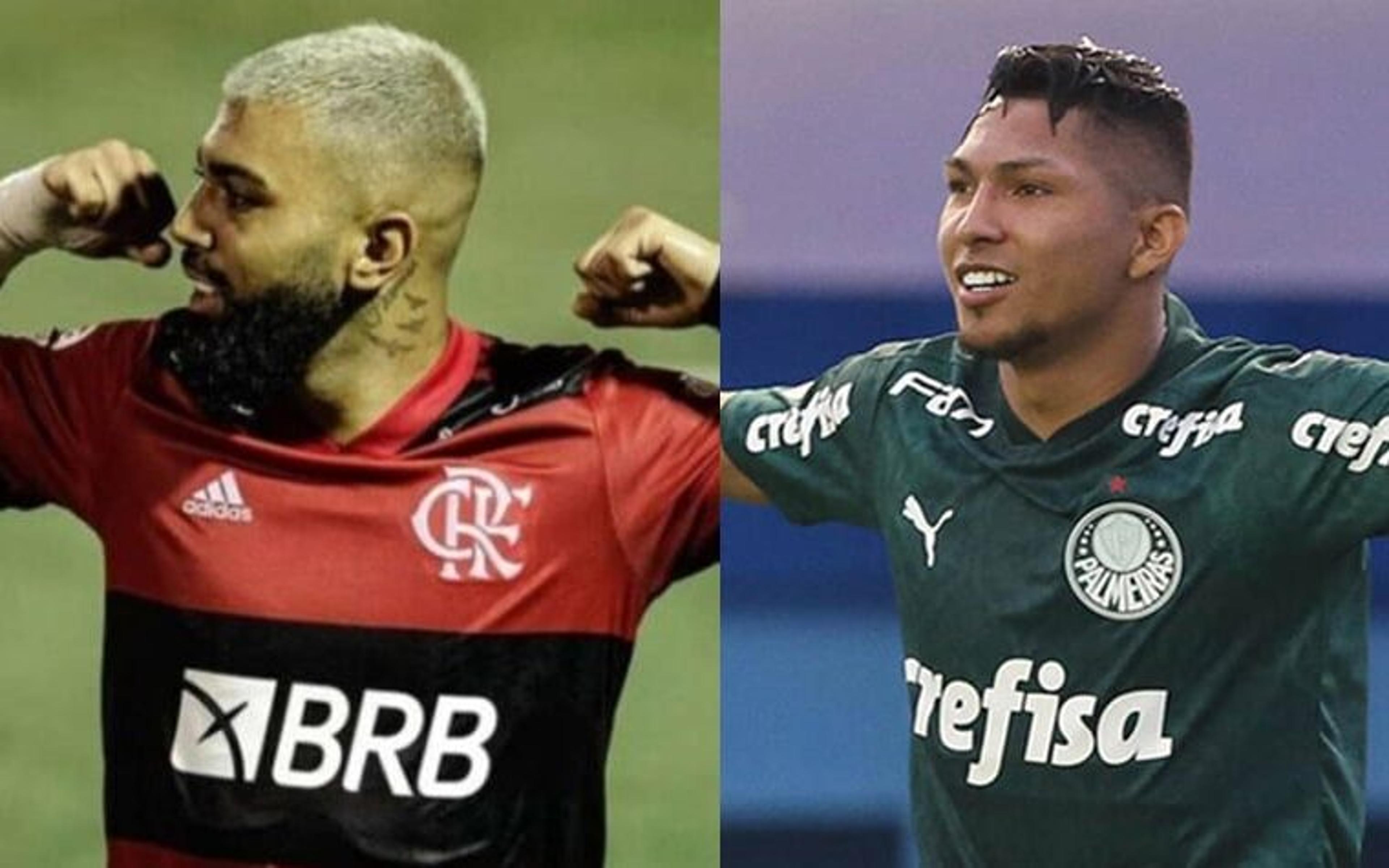 Ex-Seleção não vê Gabigol, do Flamengo, como titular do Palmeiras: ‘Banco do Rony’