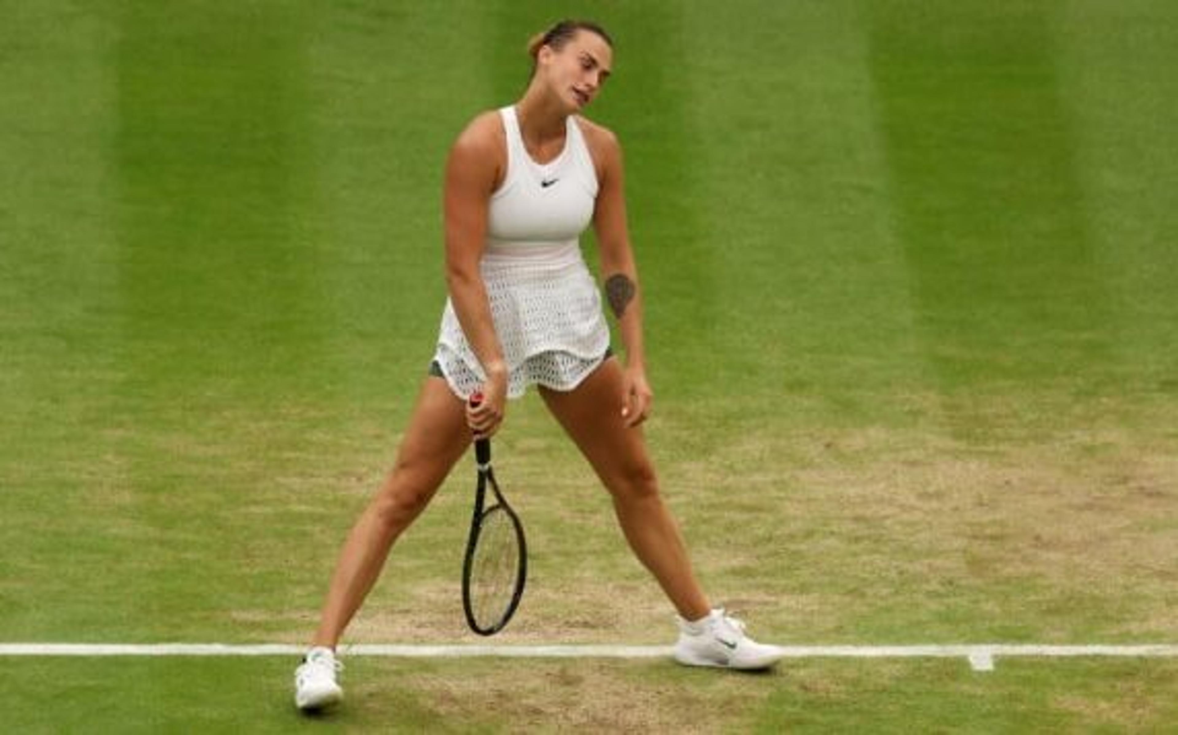 Sabalenka não melhora de lesão e desiste de Wimbledon