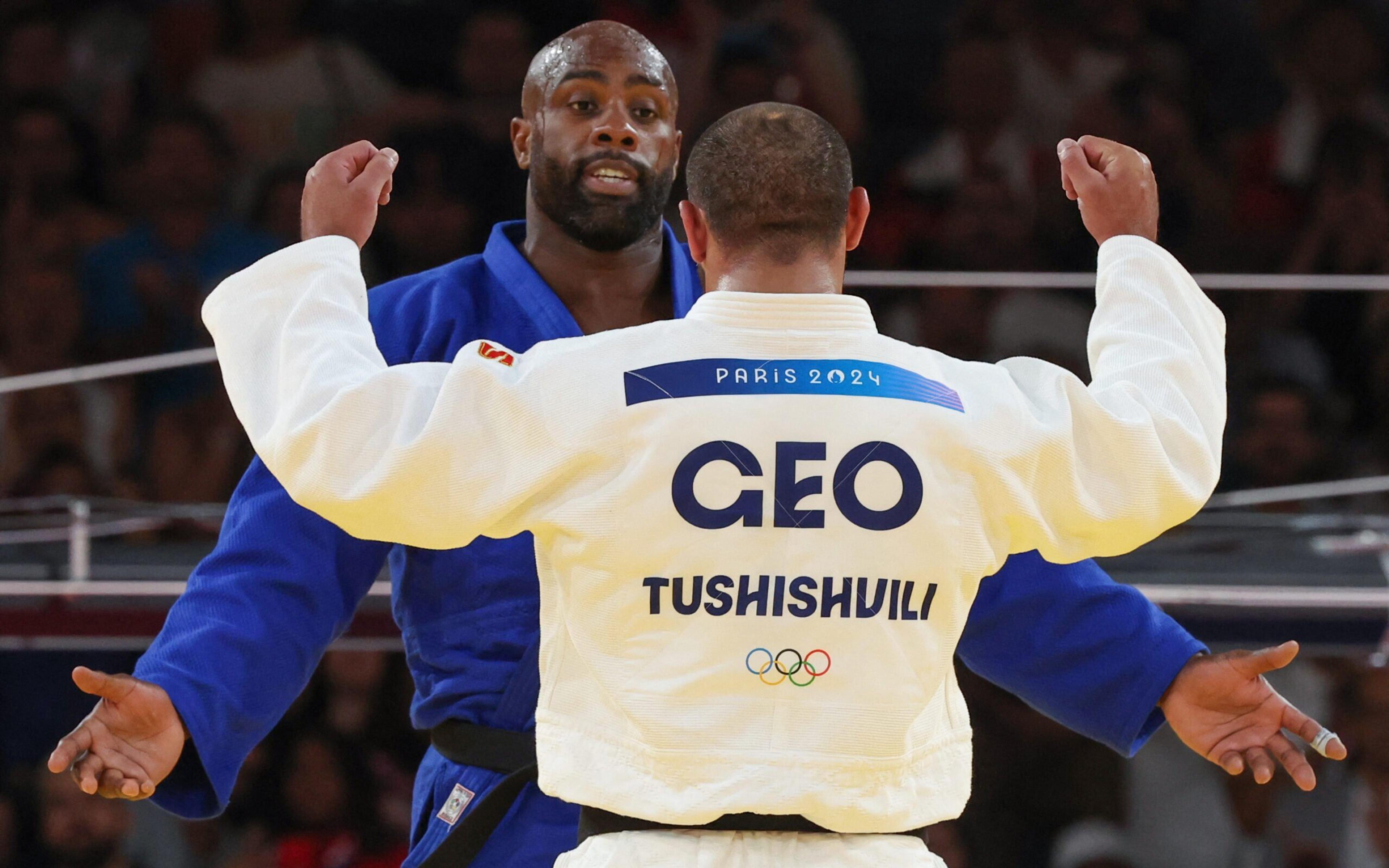 Olimpíadas: ‘destemido’ georgiano não aceita derrota para Teddy Riner no judô e gera confusão