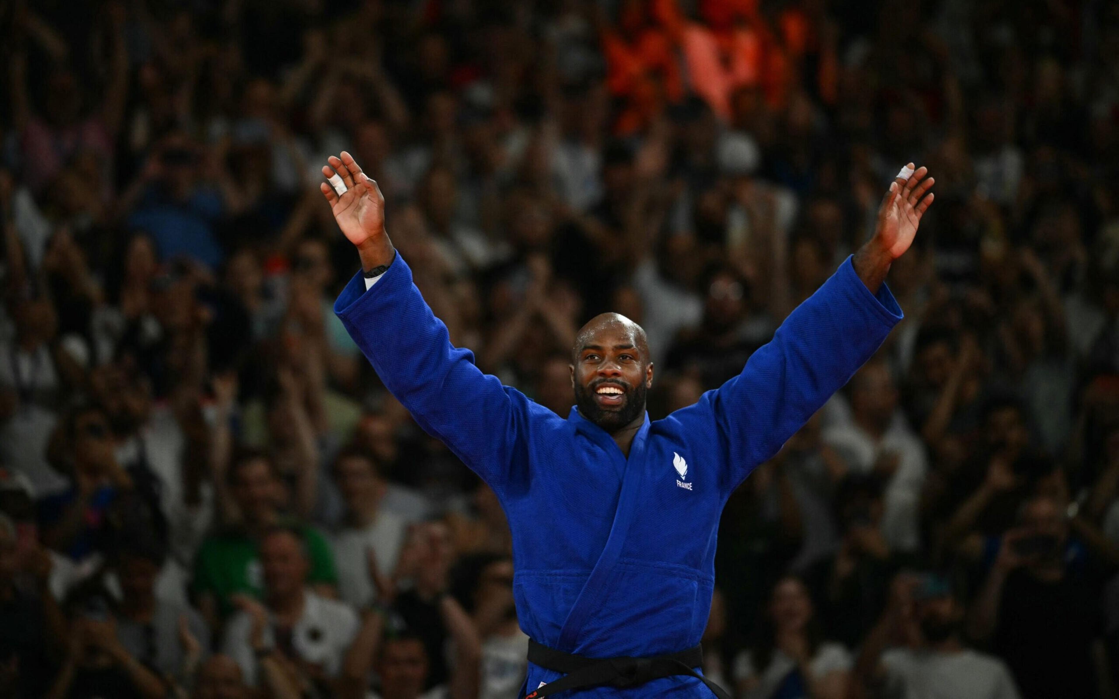 Aos 35 anos, Teddy Riner vence mais um ouro e amplia história brilhante nas Olimpíadas