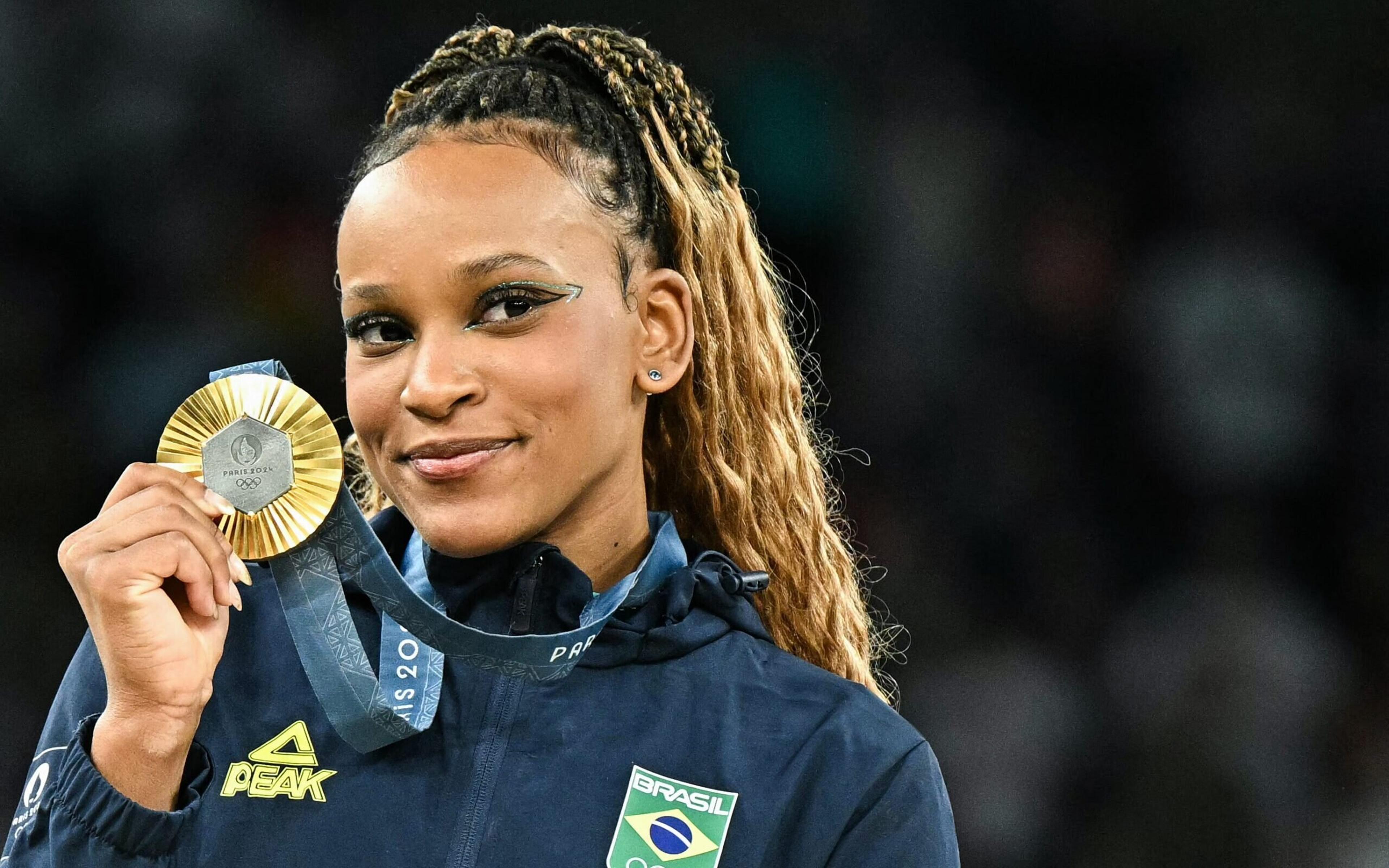 Rebeca Andrade estaria à frente de países como Argentina e México no quadro de medalhas; confira