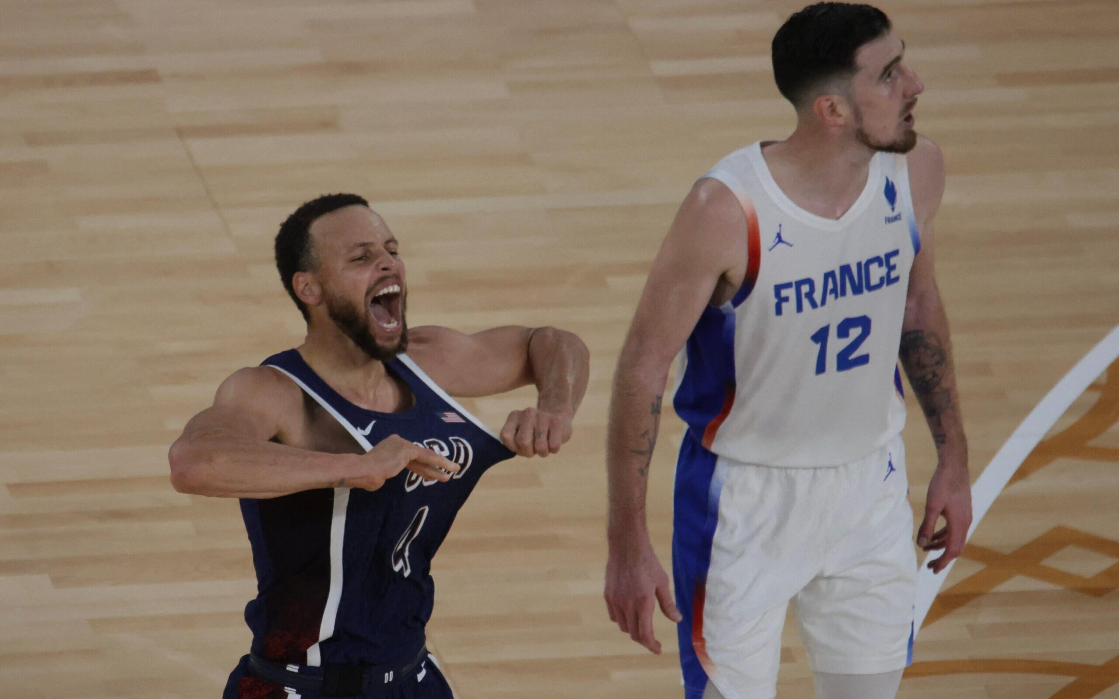 Curry brilha, e Estados Unidos batem a França na disputa pelo ouro no basquete masculino das Olimpíadas