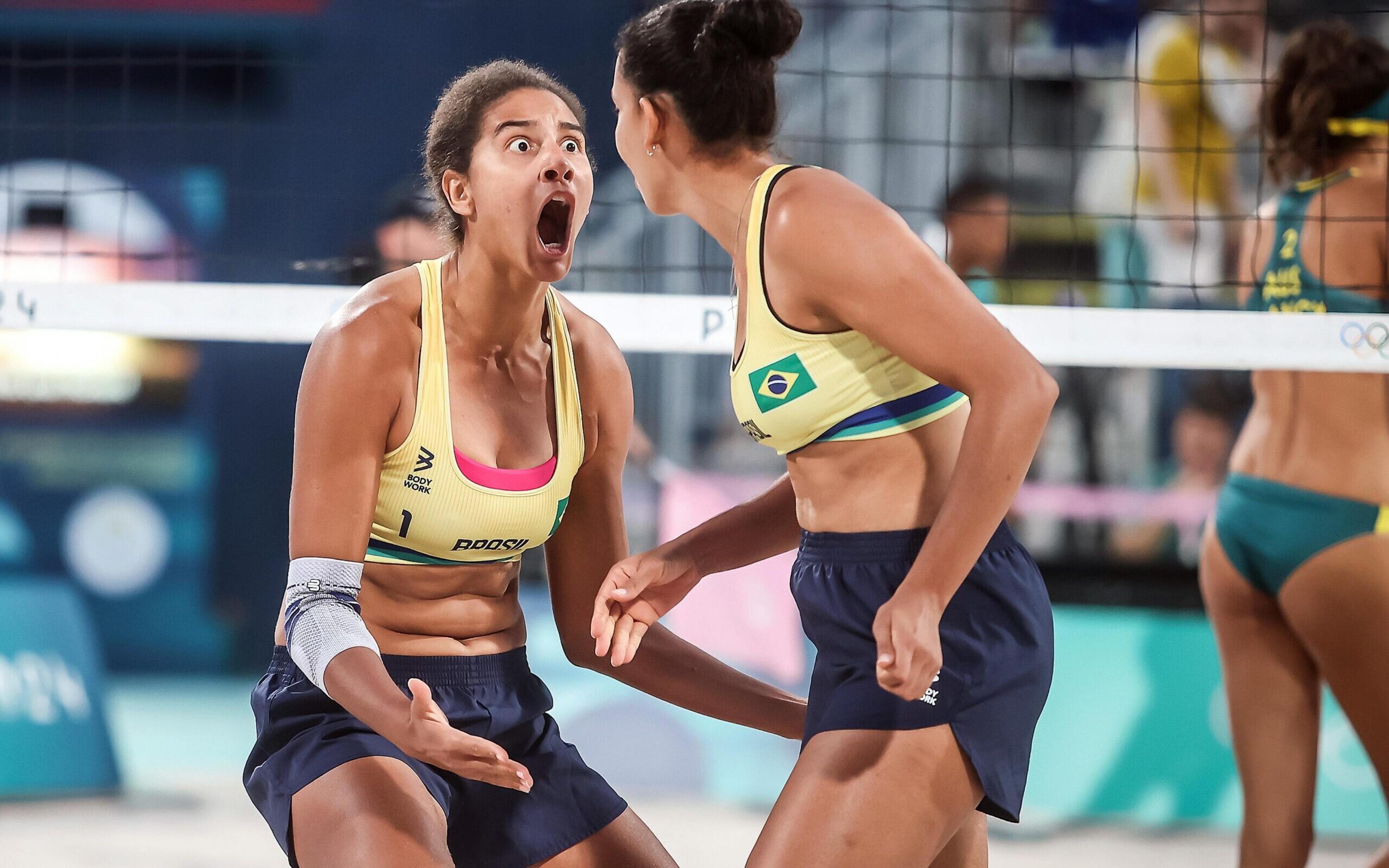 Ana Patrícia e Duda vencem australianas e garantem vaga na final das Olimpíadas