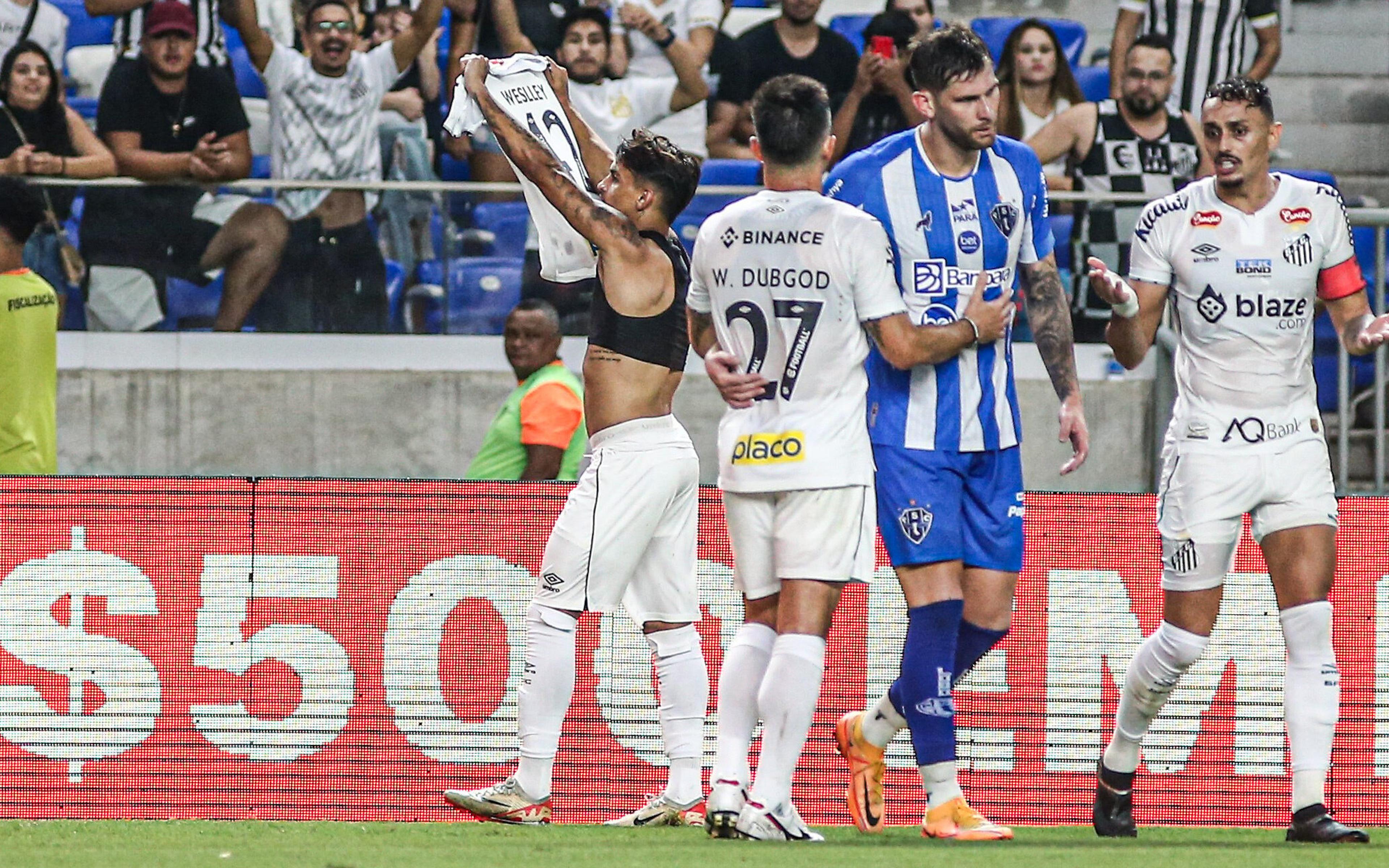 Gols e melhores momentos da vitória do Santos sobre o Paysandu pela Série B