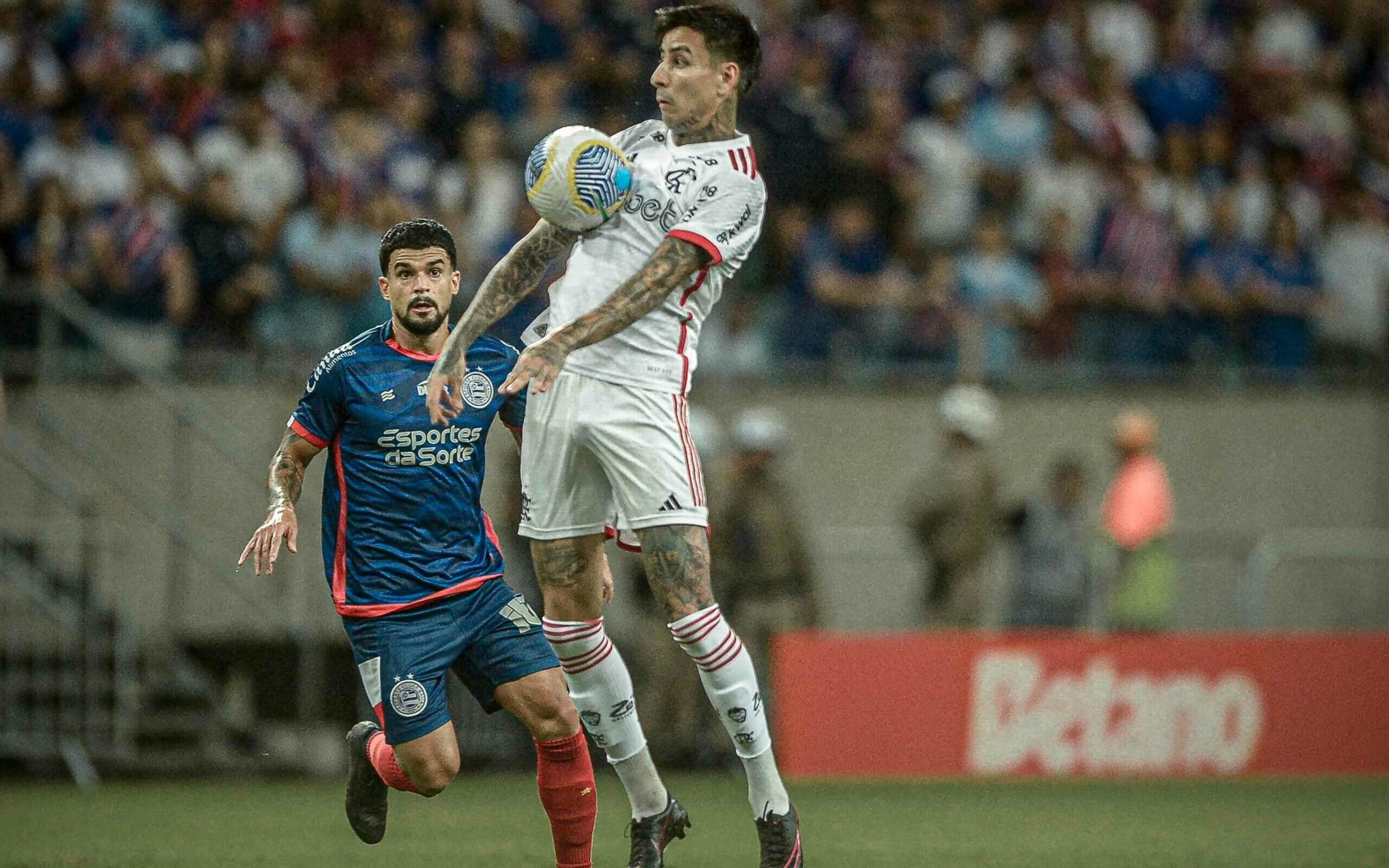 Torcedores do Flamengo criticam setor de meio-campo diante do Bahia: ‘Não sabe o que fazer com a bola’