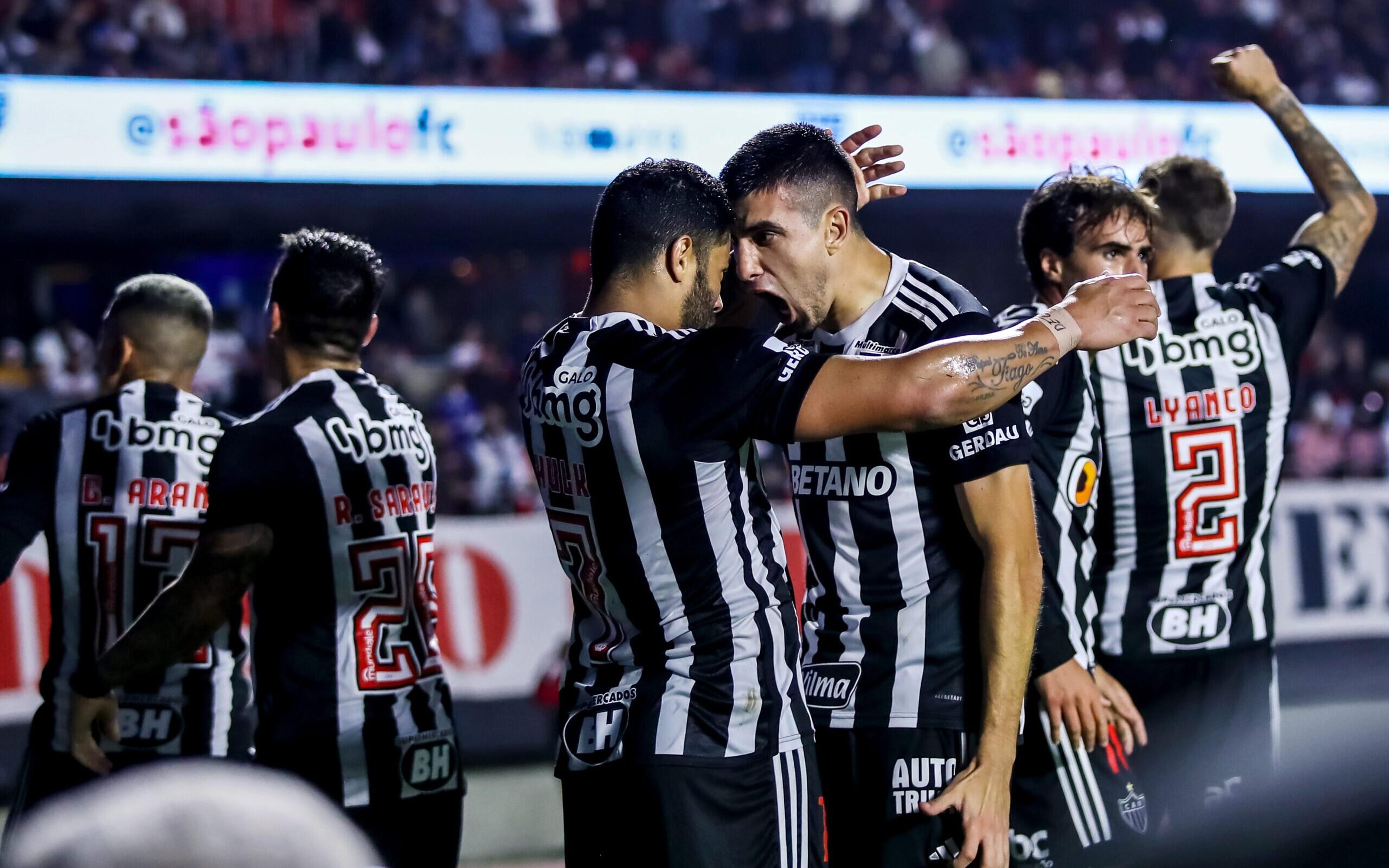 Nos acréscimos, Atlético-MG bate o São Paulo pela Copa do Brasil em noite de homenagens a Izquierdo