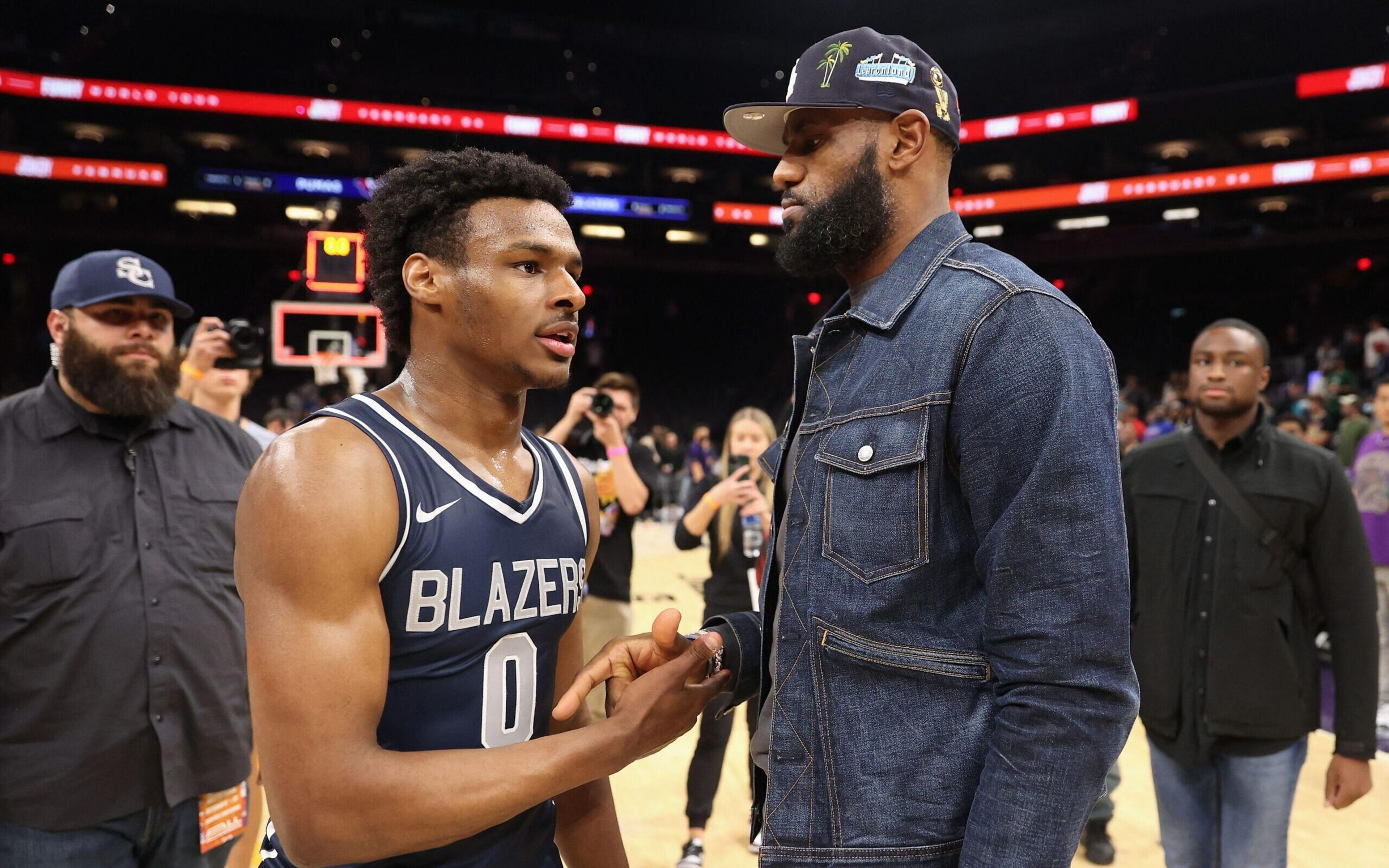 LeBron James responde se Bronny pode chamá-lo de pai nos treinos do Lakers