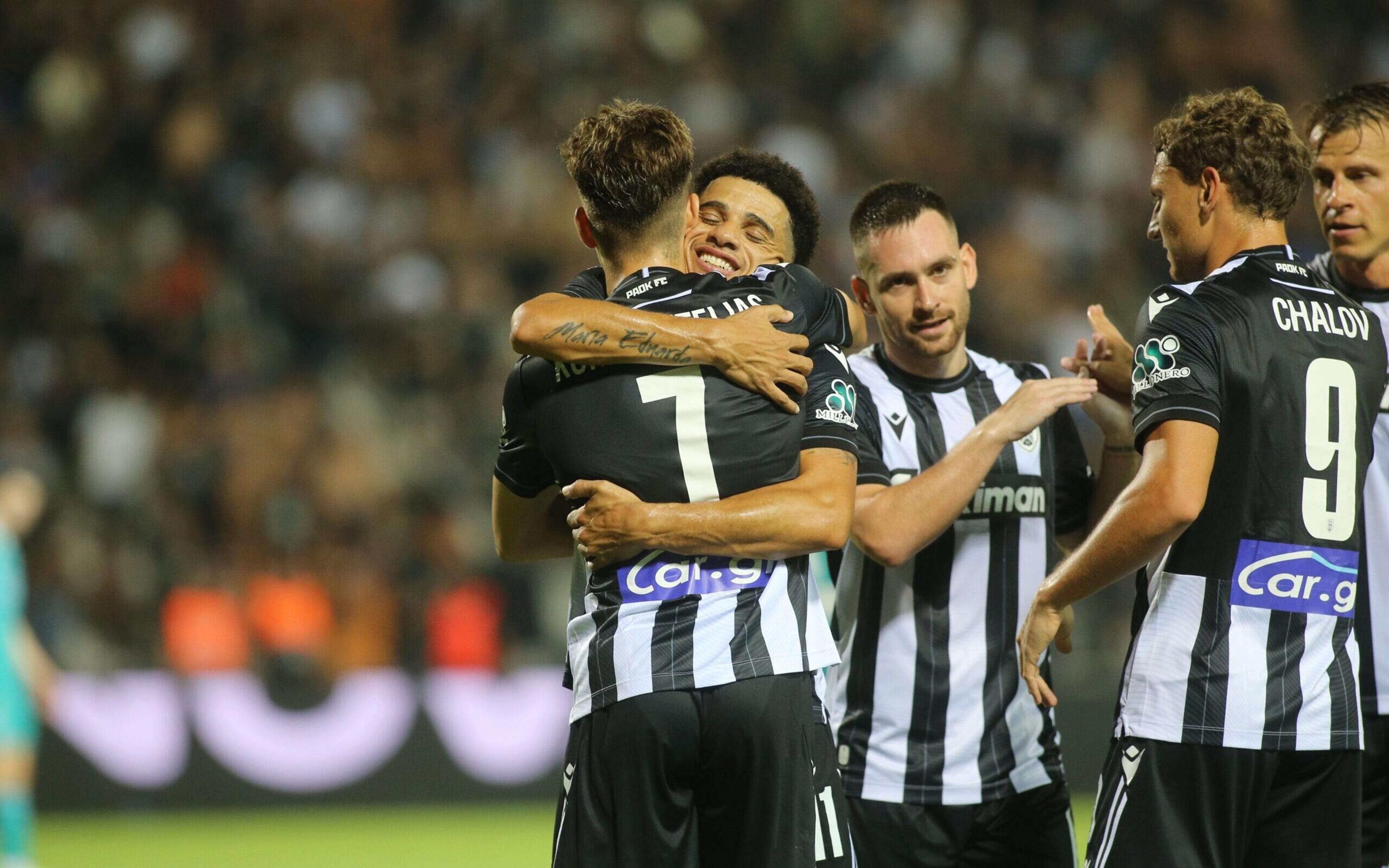 Teve brilho brasileiro! Confira os gols da goleada do PAOK pelos playoffs da Europa League