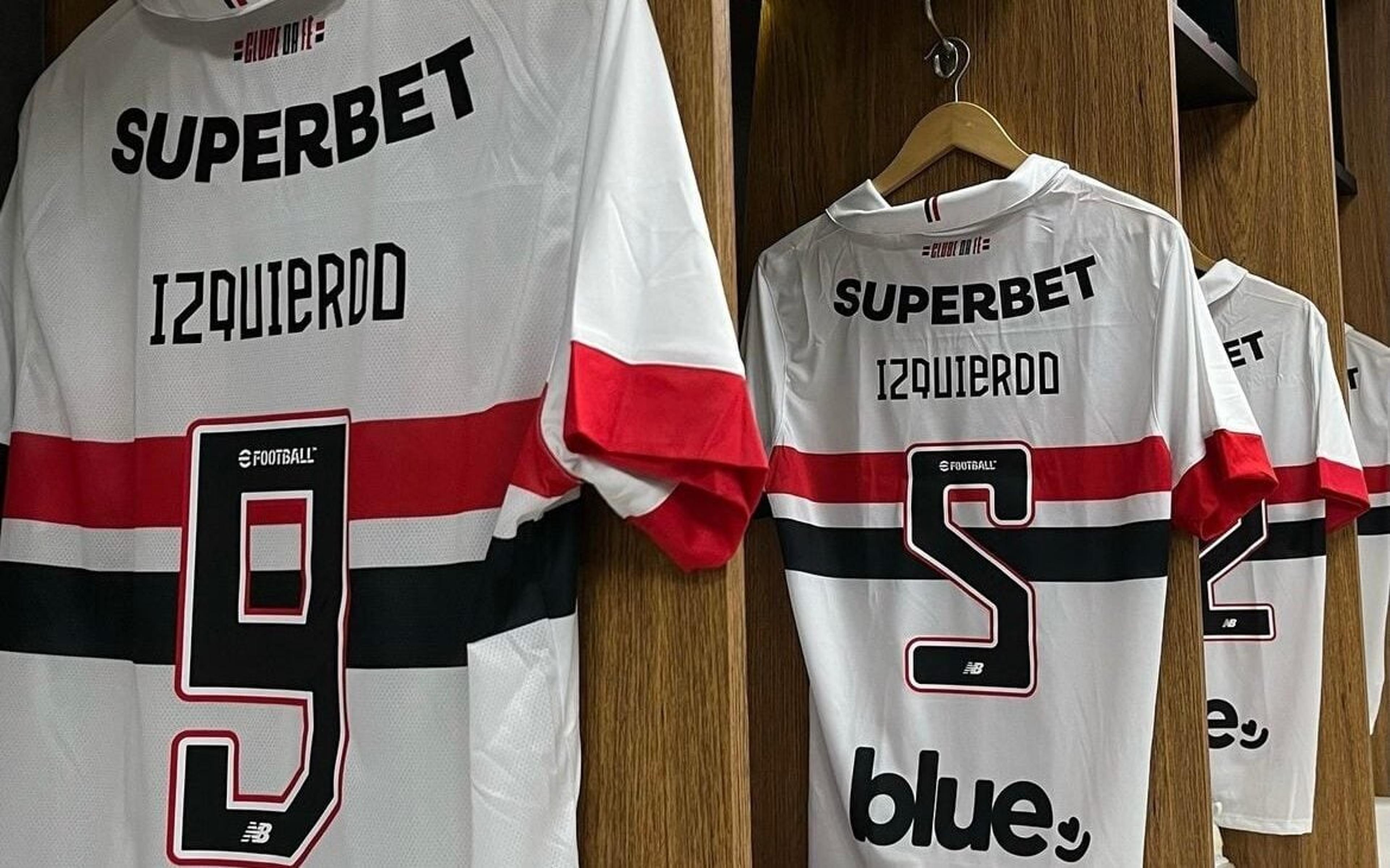 Jogadores do São Paulo usarão camisas com o nome de Izquierdo