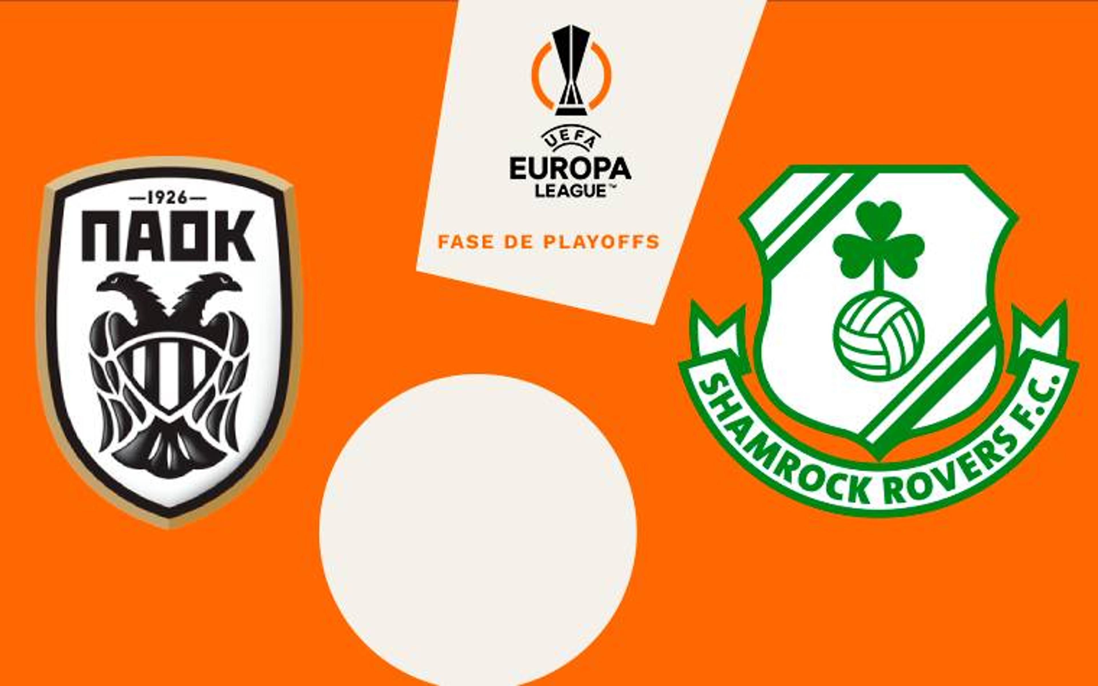 PAOK x Shamrock Rovers: tudo o que você precisa saber sobre o confronto da Europa League com transmissão do Lance!