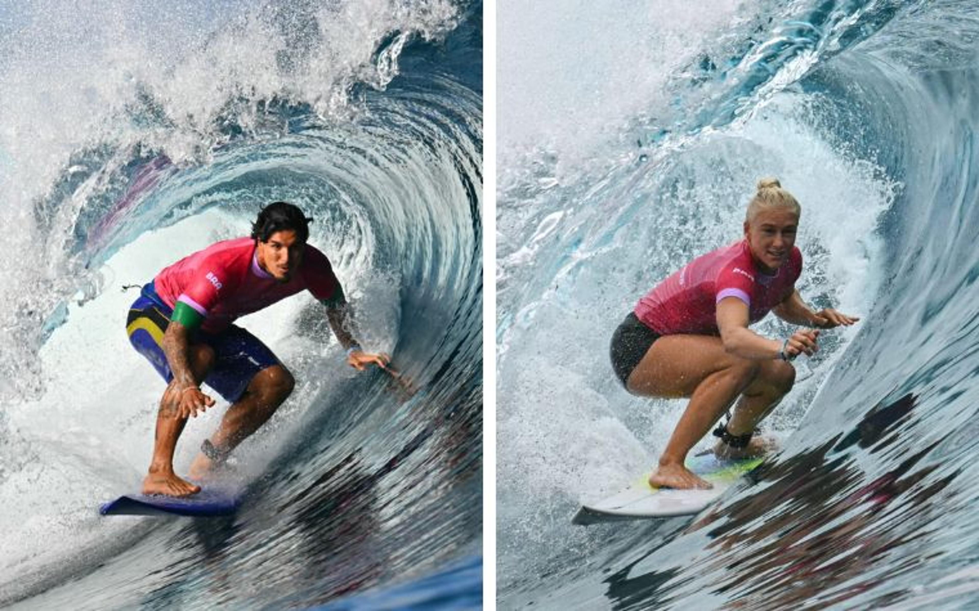 Gabriel Medina e Tatiana Weston-Webb, veja palpites da redação do Lance!