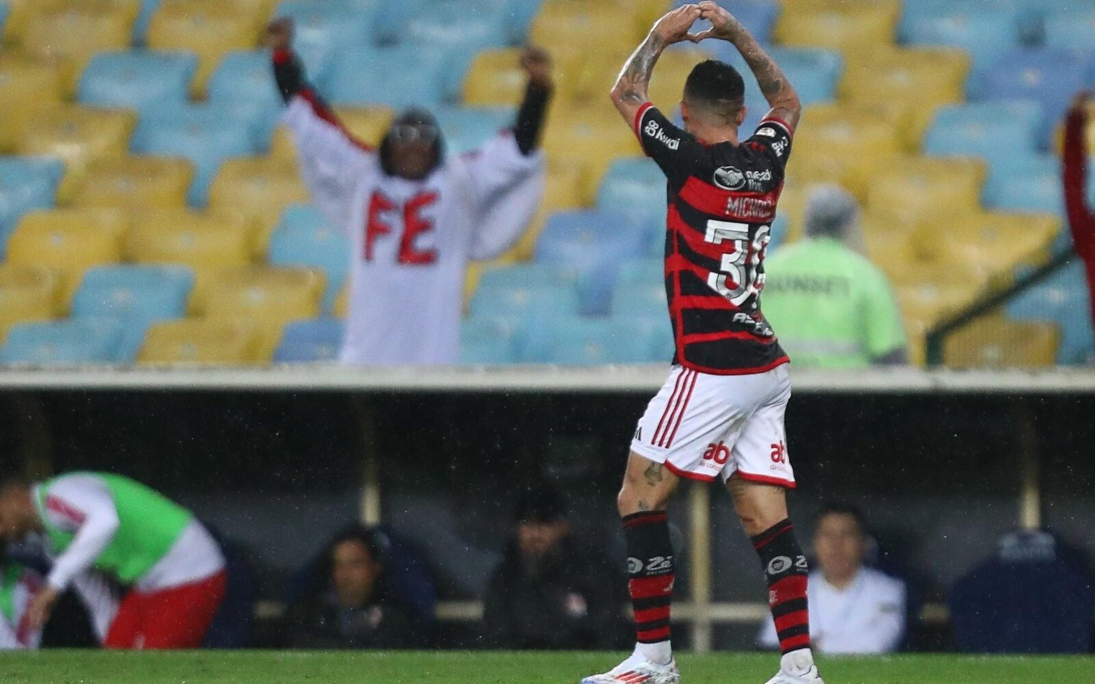 Michael marca na estreia, e Flamengo vence o Bragantino do Maracanã