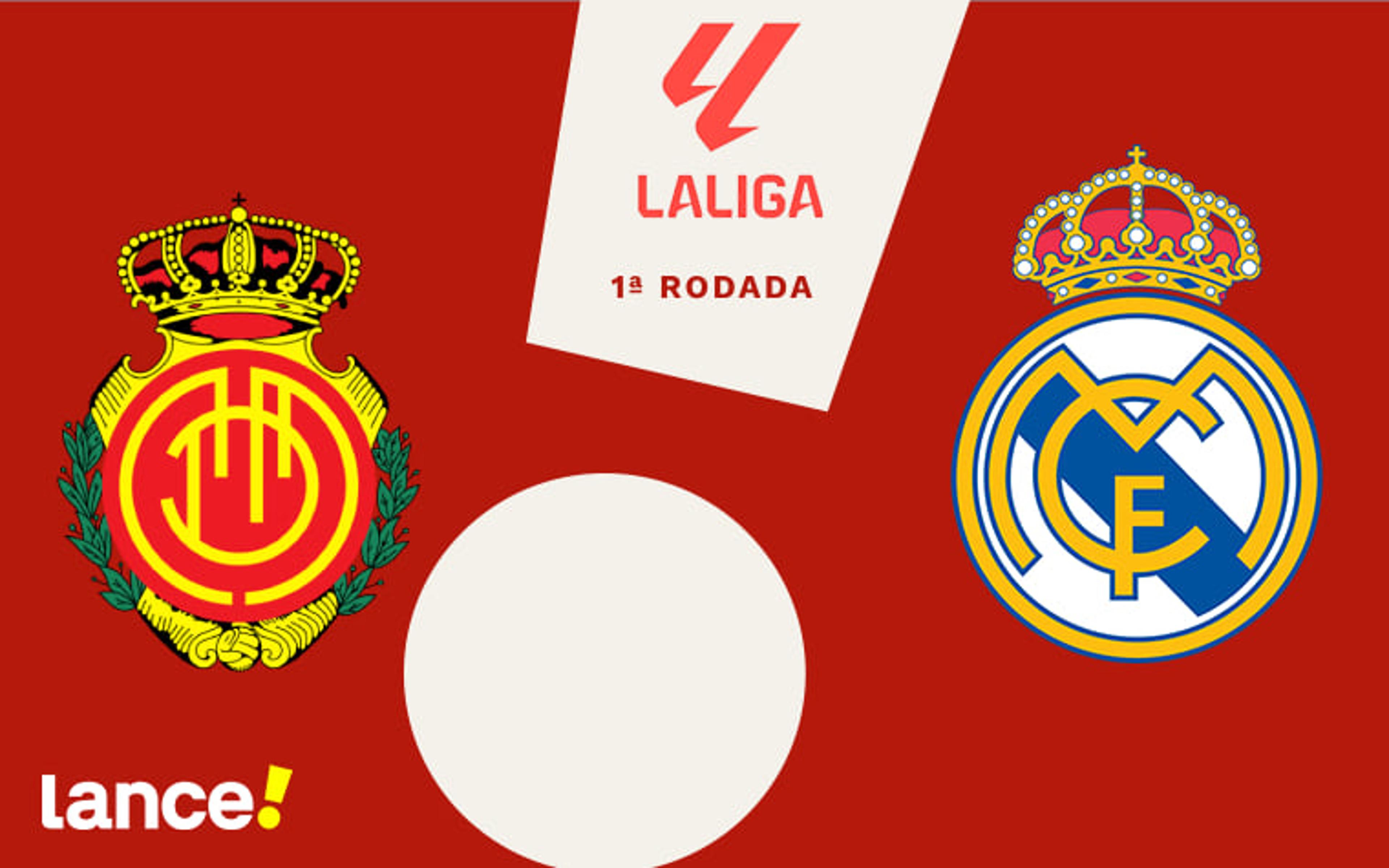 Mallorca x Real Madrid: onde assistir, horário e prováveis escalações do jogo por La Liga