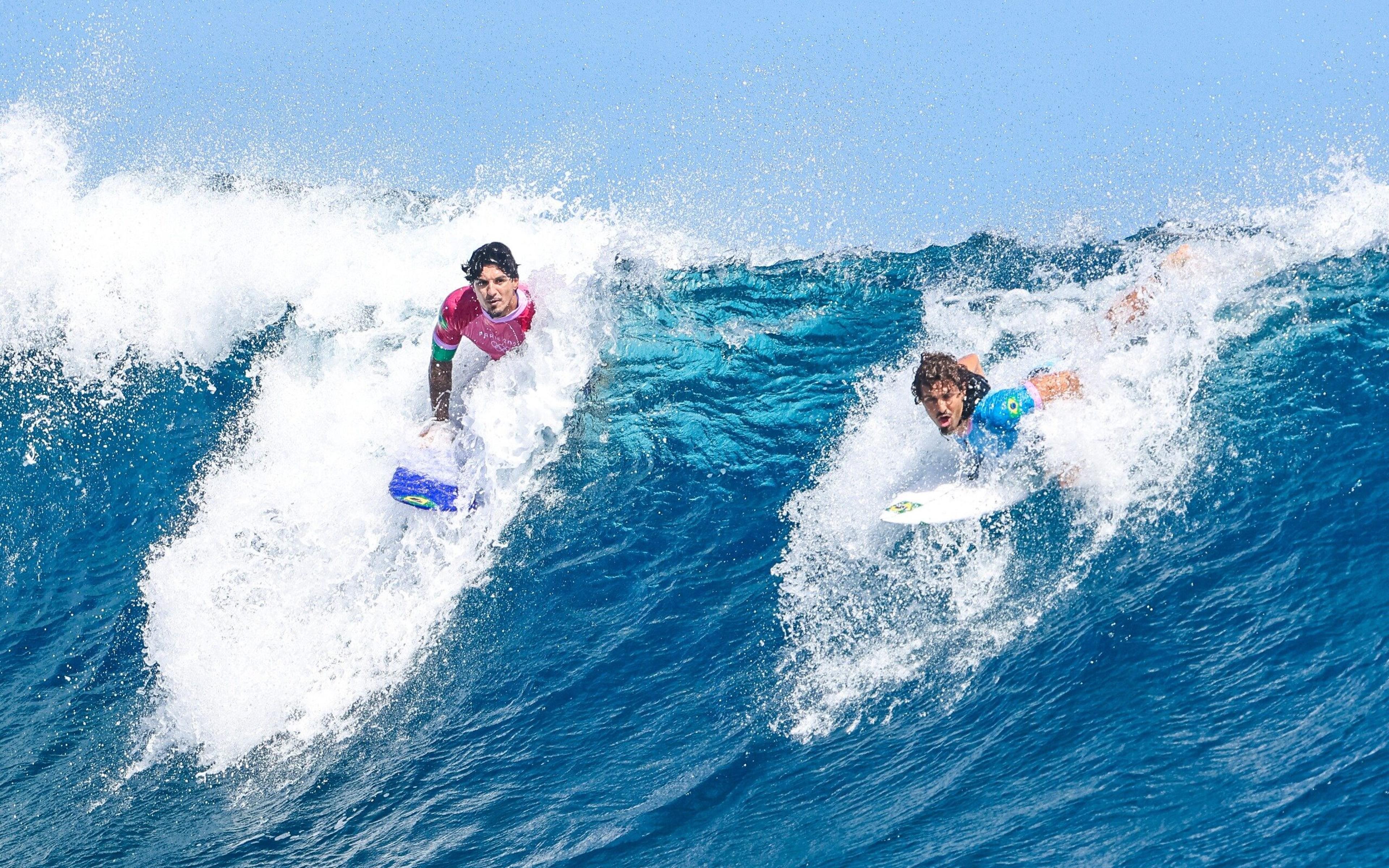 Gabriel Medina comemora classificação, mas lamenta: ‘Não gosto de enfrentar brasileiro’