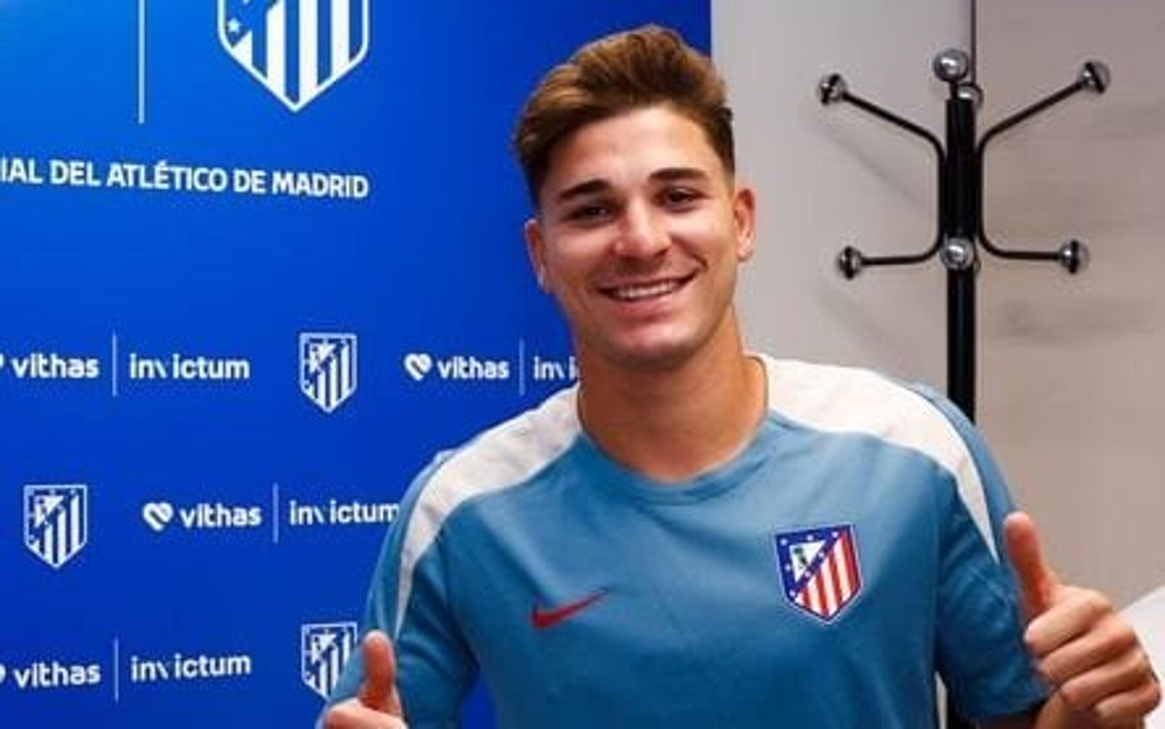 Atlético de Madrid anuncia contratação de Julián Álvarez