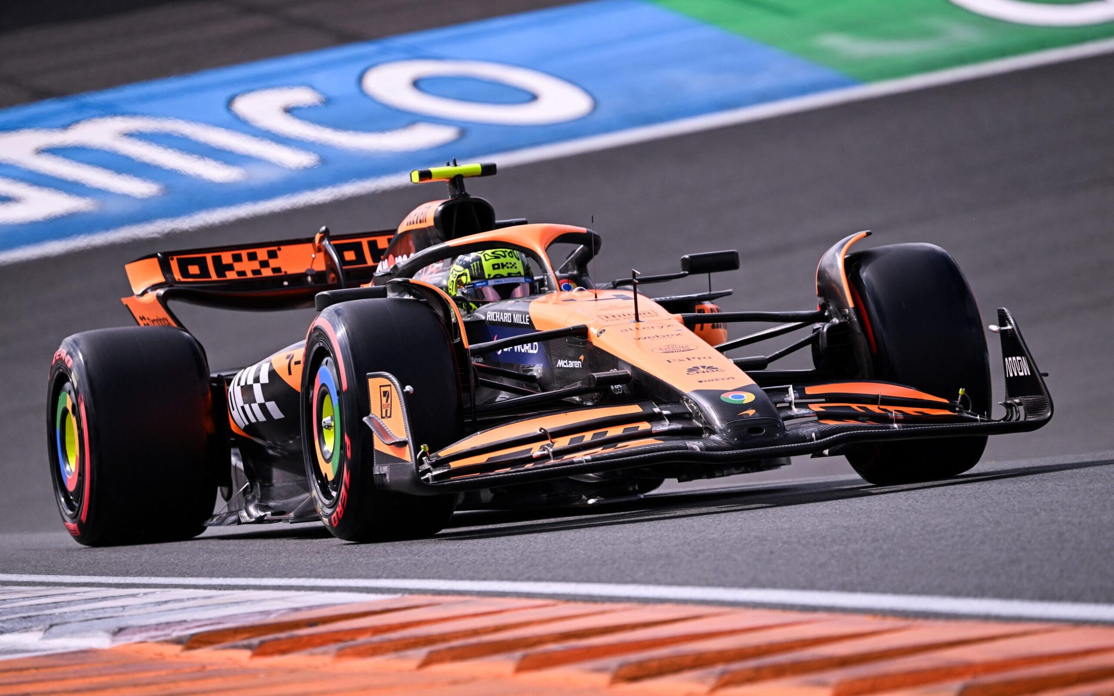 Lando Norris confirma força da McLaren e garante pole do GP da Holanda; Verstappen é 2º