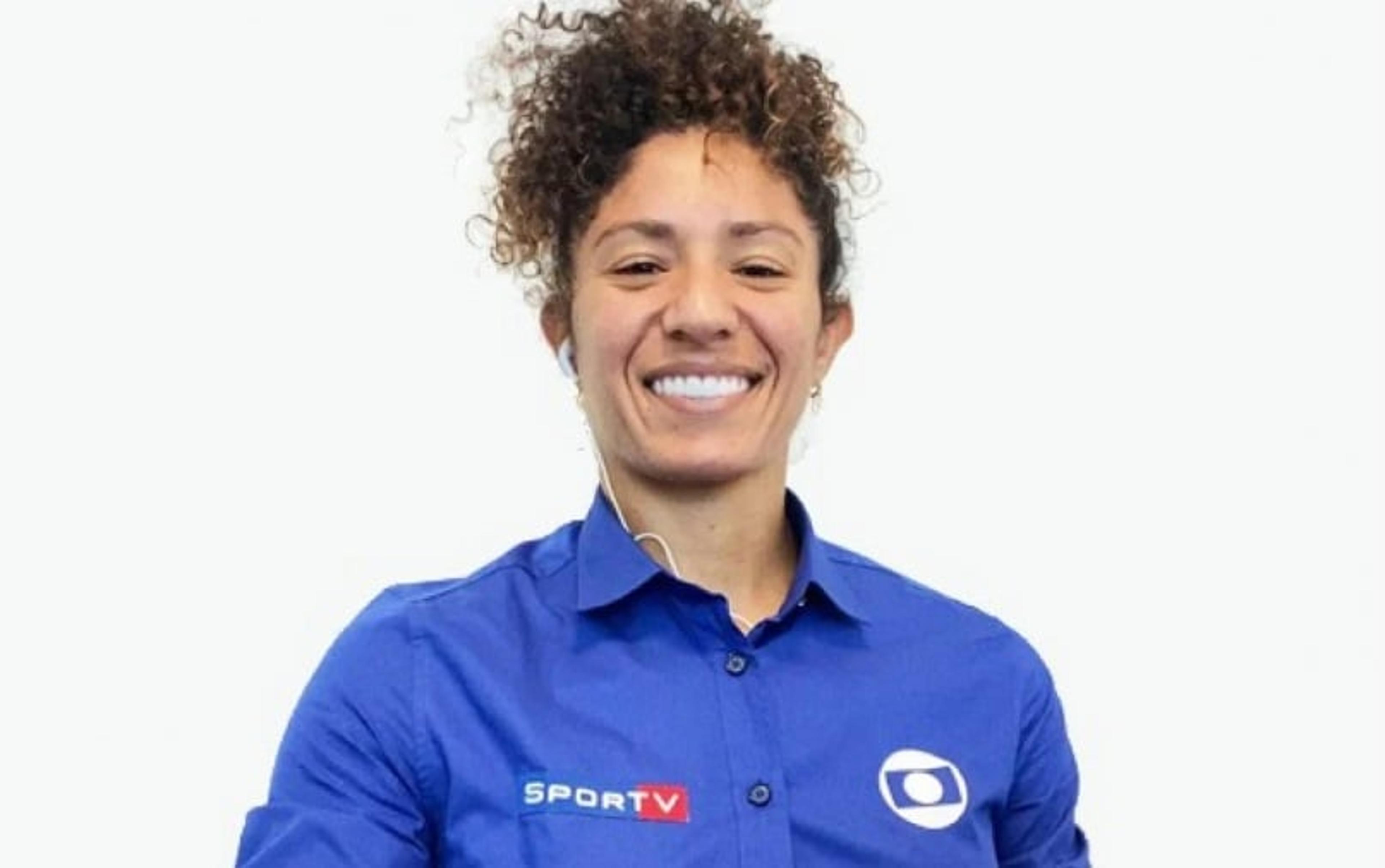 Cristiane se empolga em Brasil x Espanha e solta palavrão ao vivo na Globo; veja