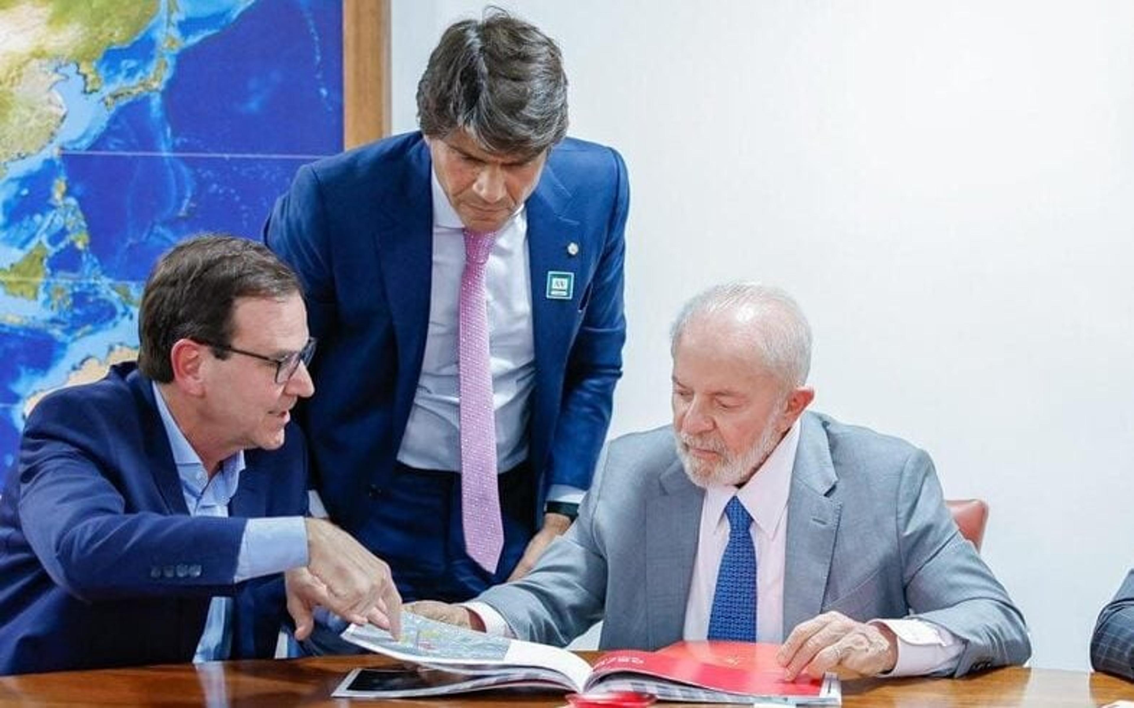 Lula e Eduardo Paes se reunem por futuro estádio do Flamengo