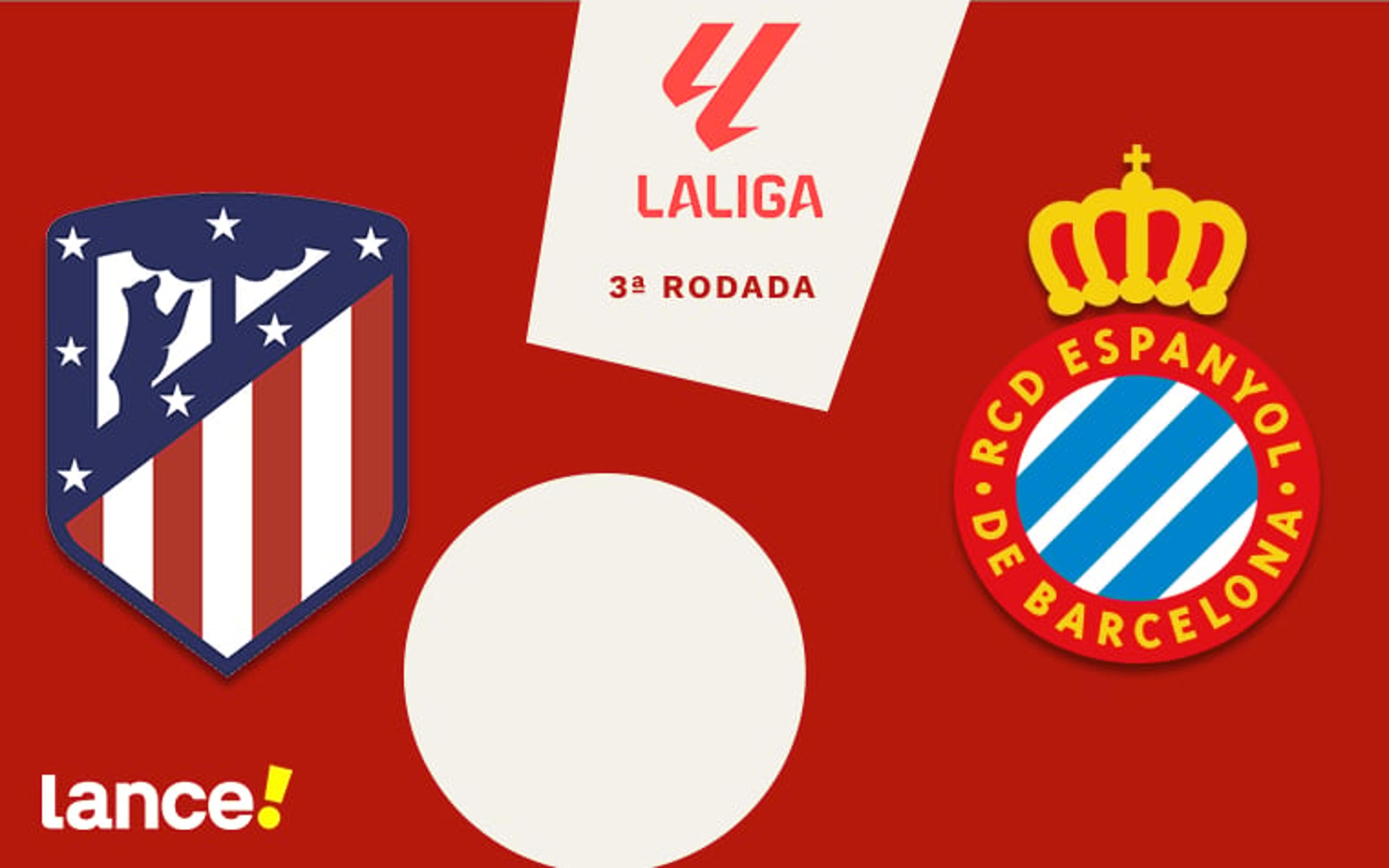 Atlético de Madrid x Espanyol: onde assistir, horário e prováveis escalações do jogo por La Liga