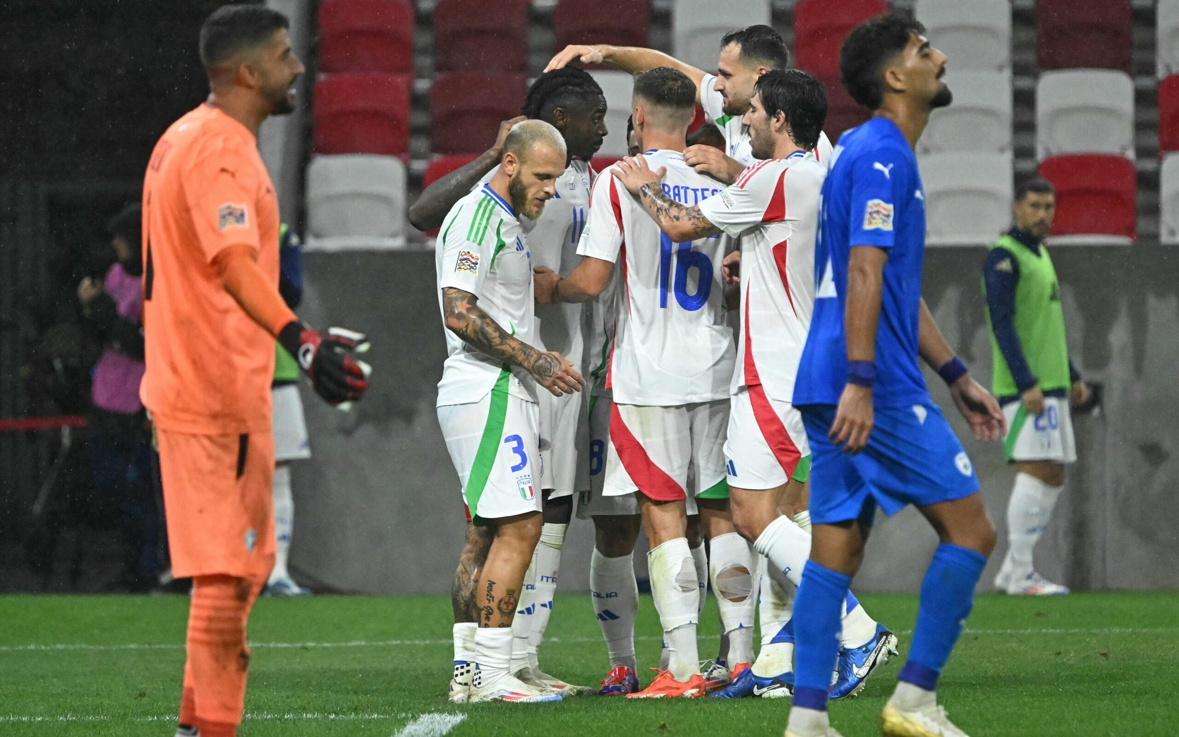 Itália vence Israel e segue invicta na Liga das Nações da Uefa