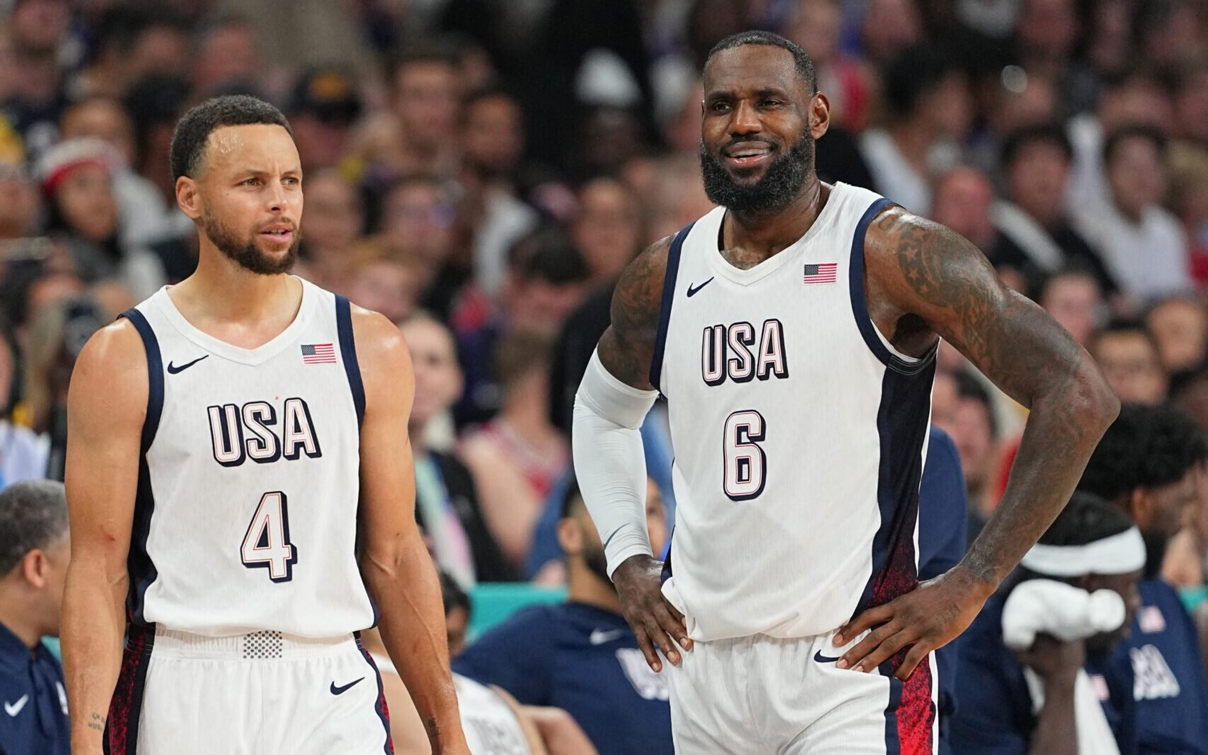 Stephen Curry admite vontade de jogar ao lado de LeBron James: ‘Com certeza adoraria’