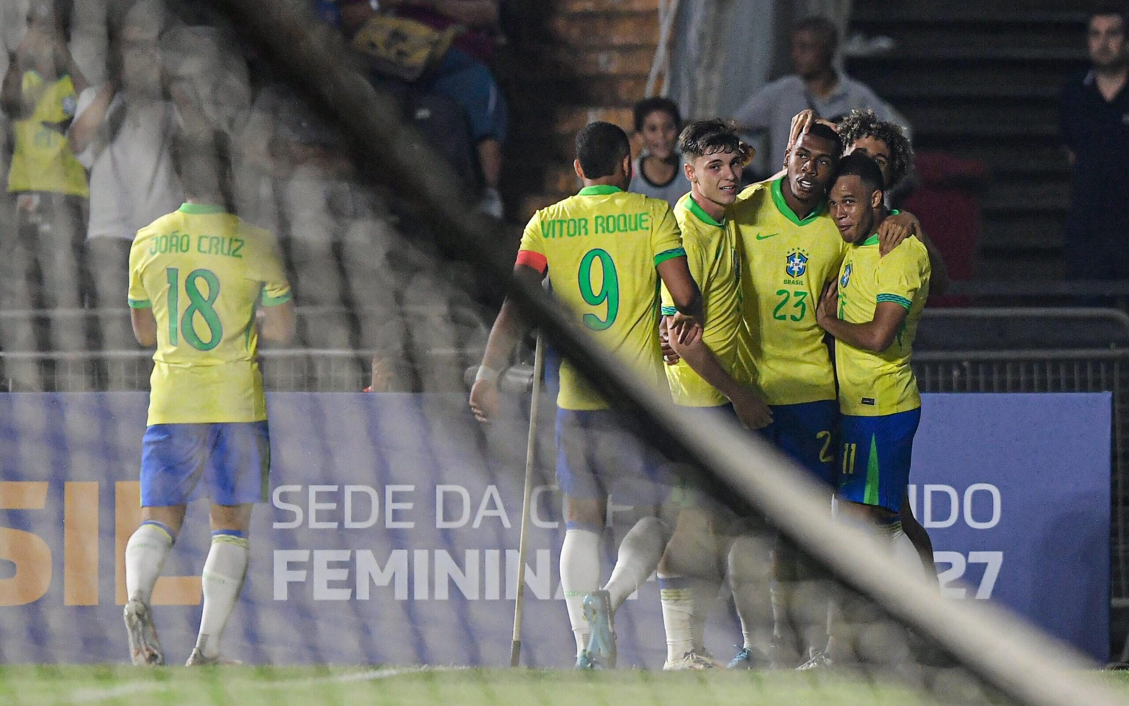 Brasil sub-20 vence México em amistoso com gol de atacante do Vasco