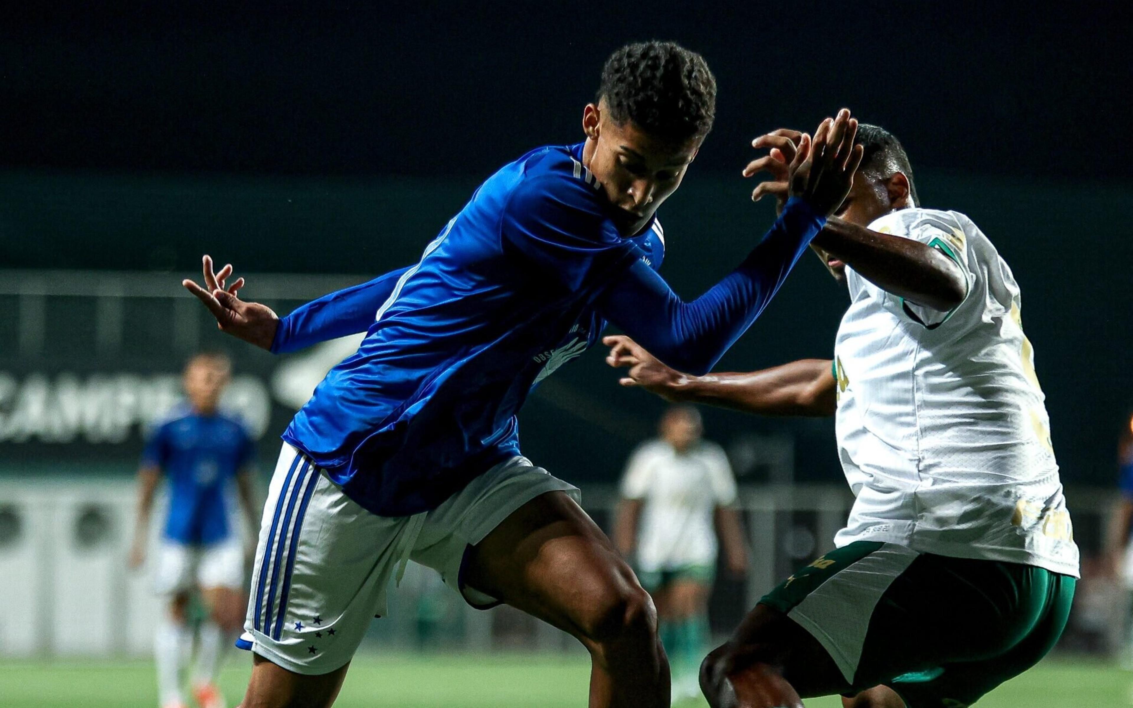 Cruzeiro e Palmeiras empatam no jogo de ida da final do Brasileirão Sub-20