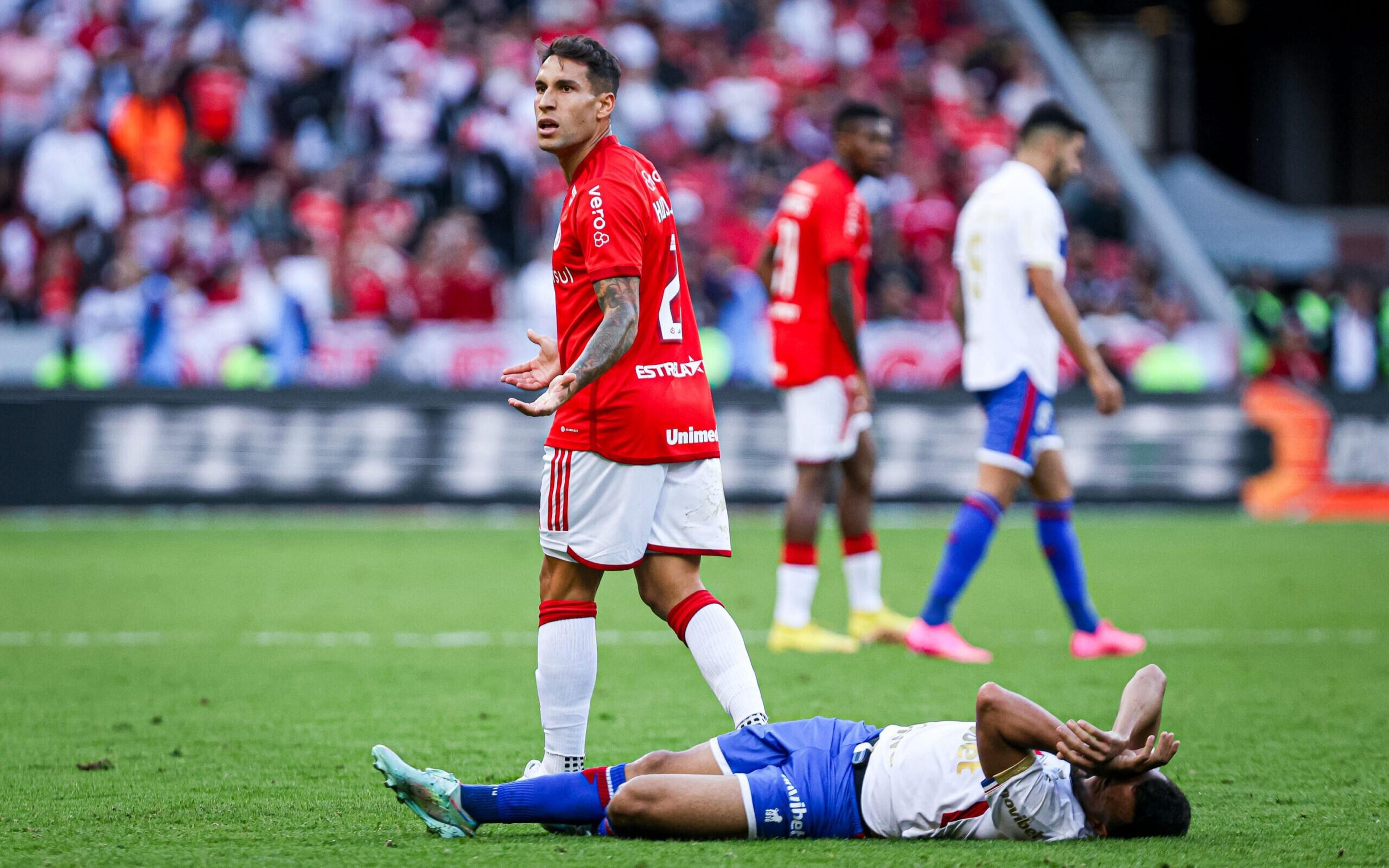 Adversários no Brasileirão, Inter perdeu para o Fortaleza no Beira-Rio apenas uma vez