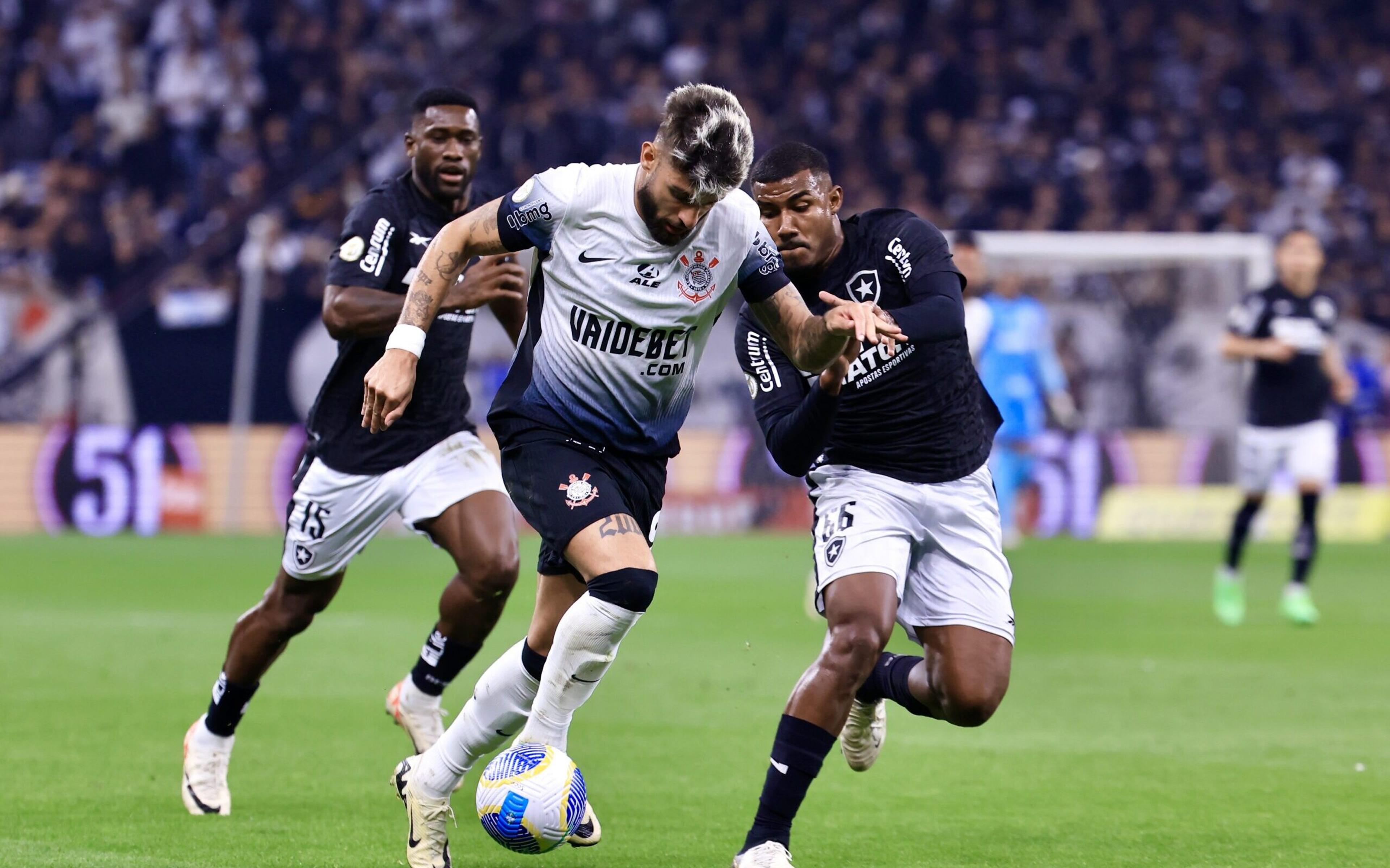 Botafogo x Corinthians: onde assistir ao vivo, horário e escalações do jogo pelo Brasileirão