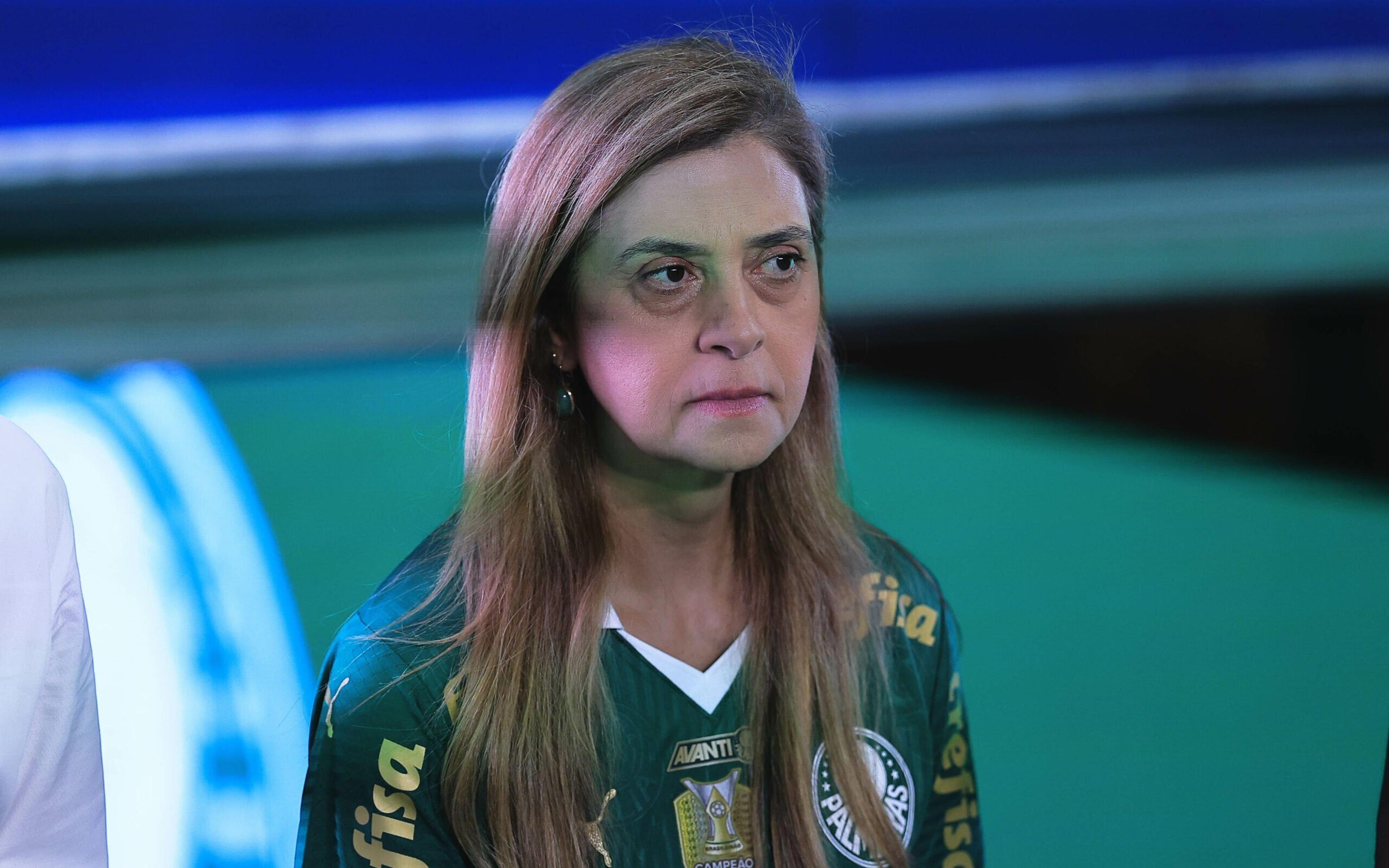 Leila Pereira, presidente do Palmeiras, ataca candidato da oposição: ‘A primeira pessoa que eu demitiria seria ele’