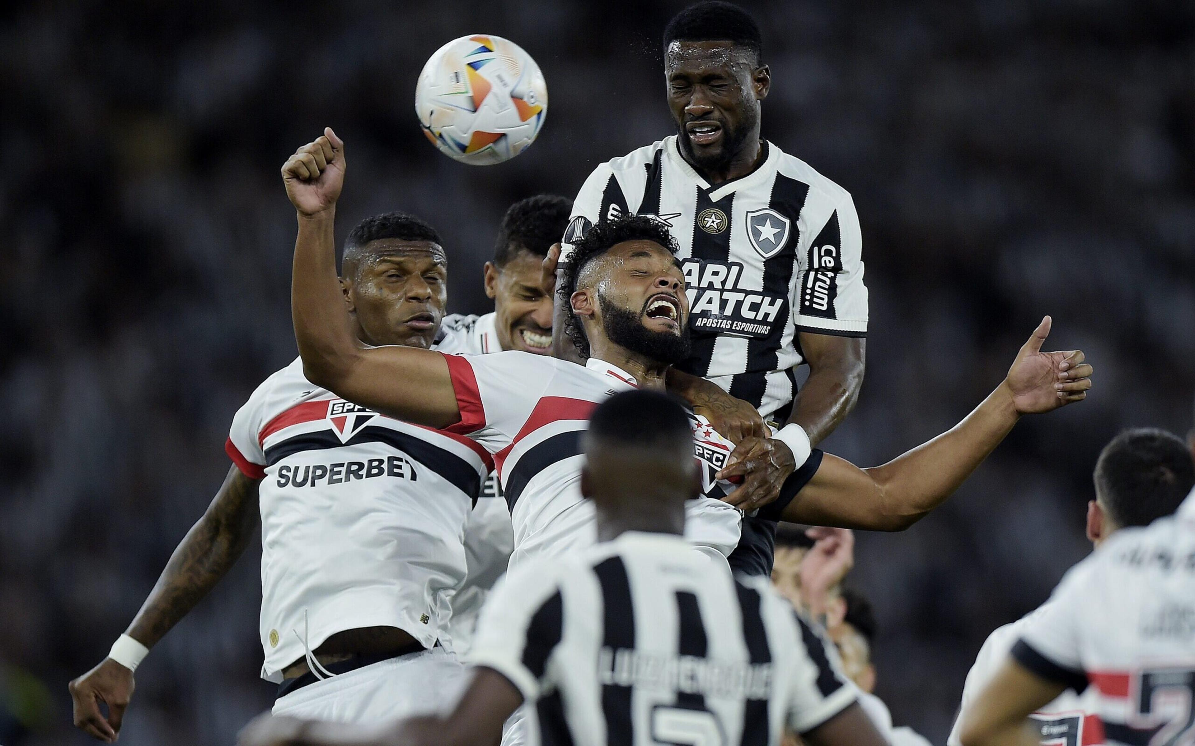 Libertadores: no último mês, São Paulo não venceu em casa, e Botafogo não perdeu como visitante