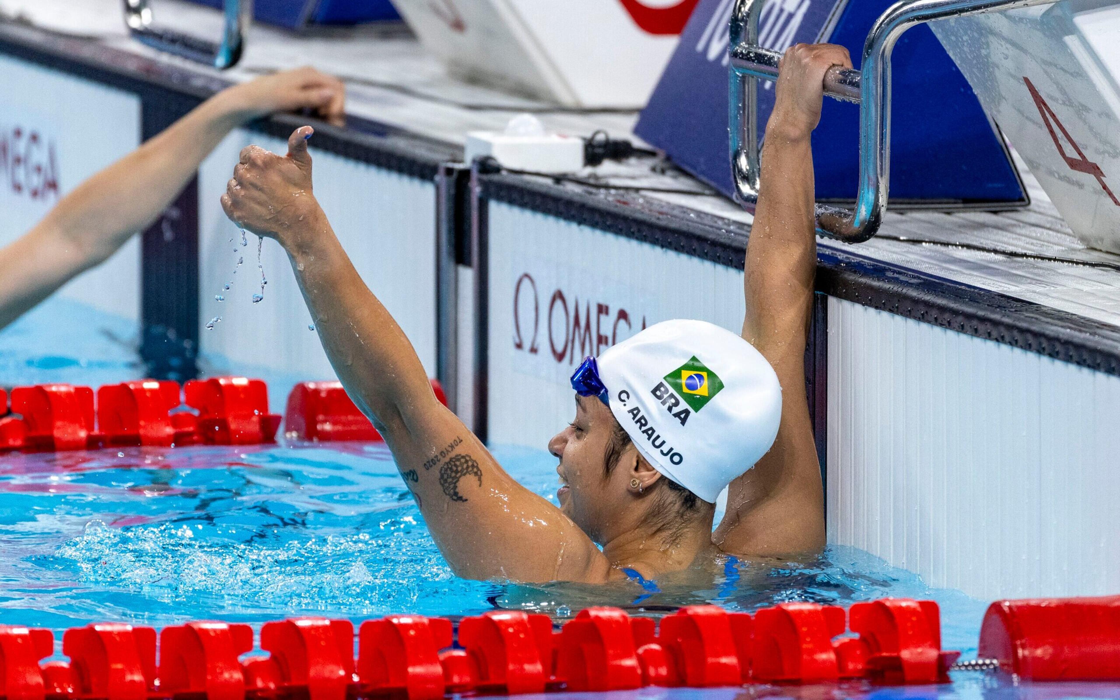 Paralimpíadas: Cecília Araújo conquista medalha de prata nos 50m livre (S8)