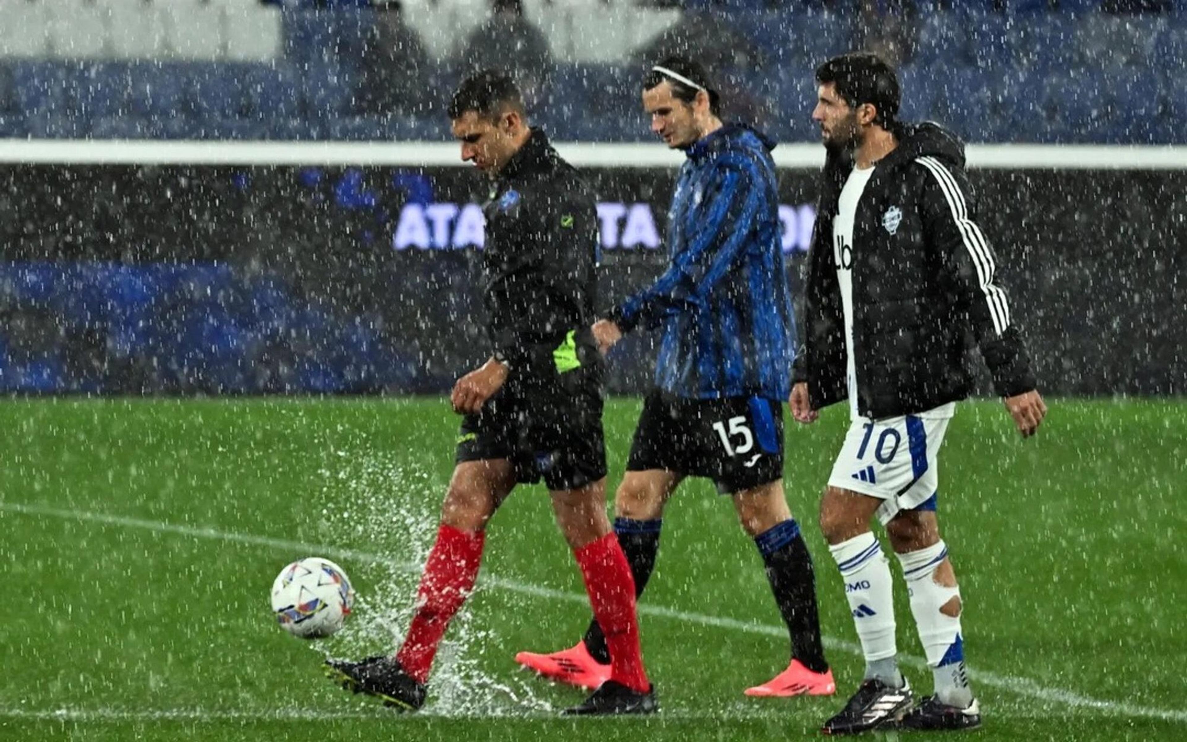 Tempestade adia jogo da Atalanta no Campeonato Italiano