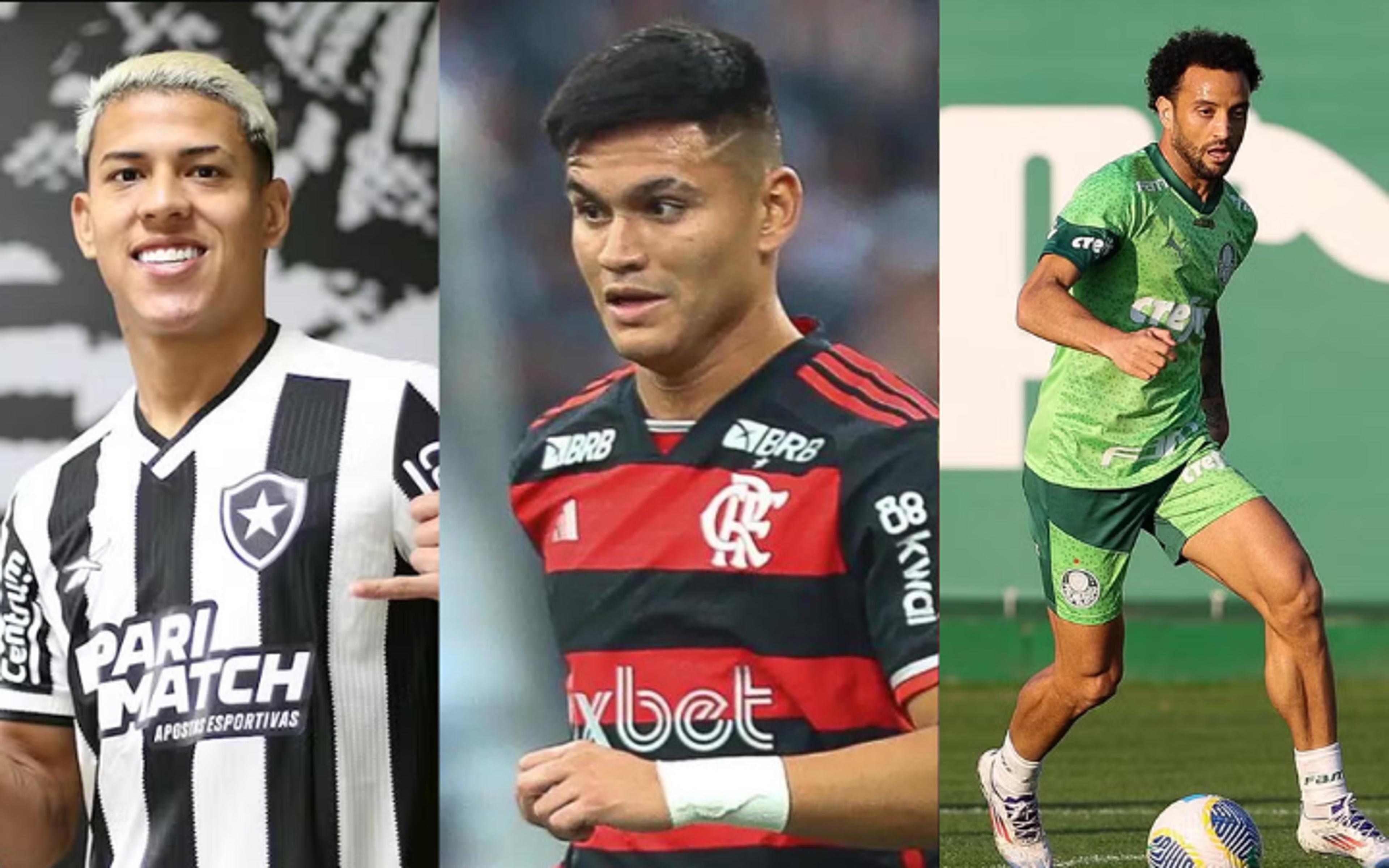 Botafogo é o que mais contrata, e Flamengo quebra recorde na janela de transferências; veja balanço da Série A do Brasileirão