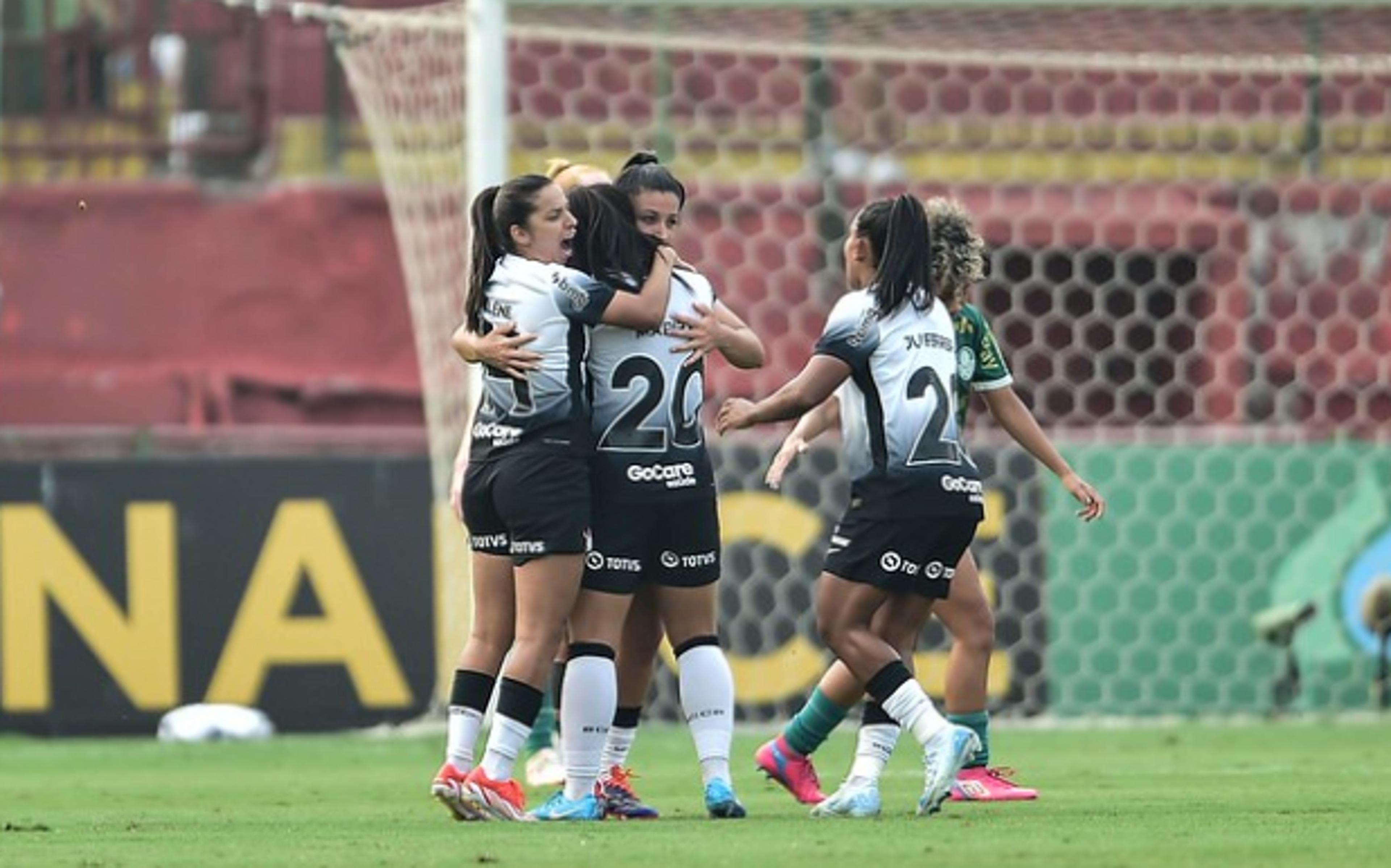 Corinthians perde para o Palmeiras, mas vai à final do Brasileirão Feminino pelo oitavo ano seguido