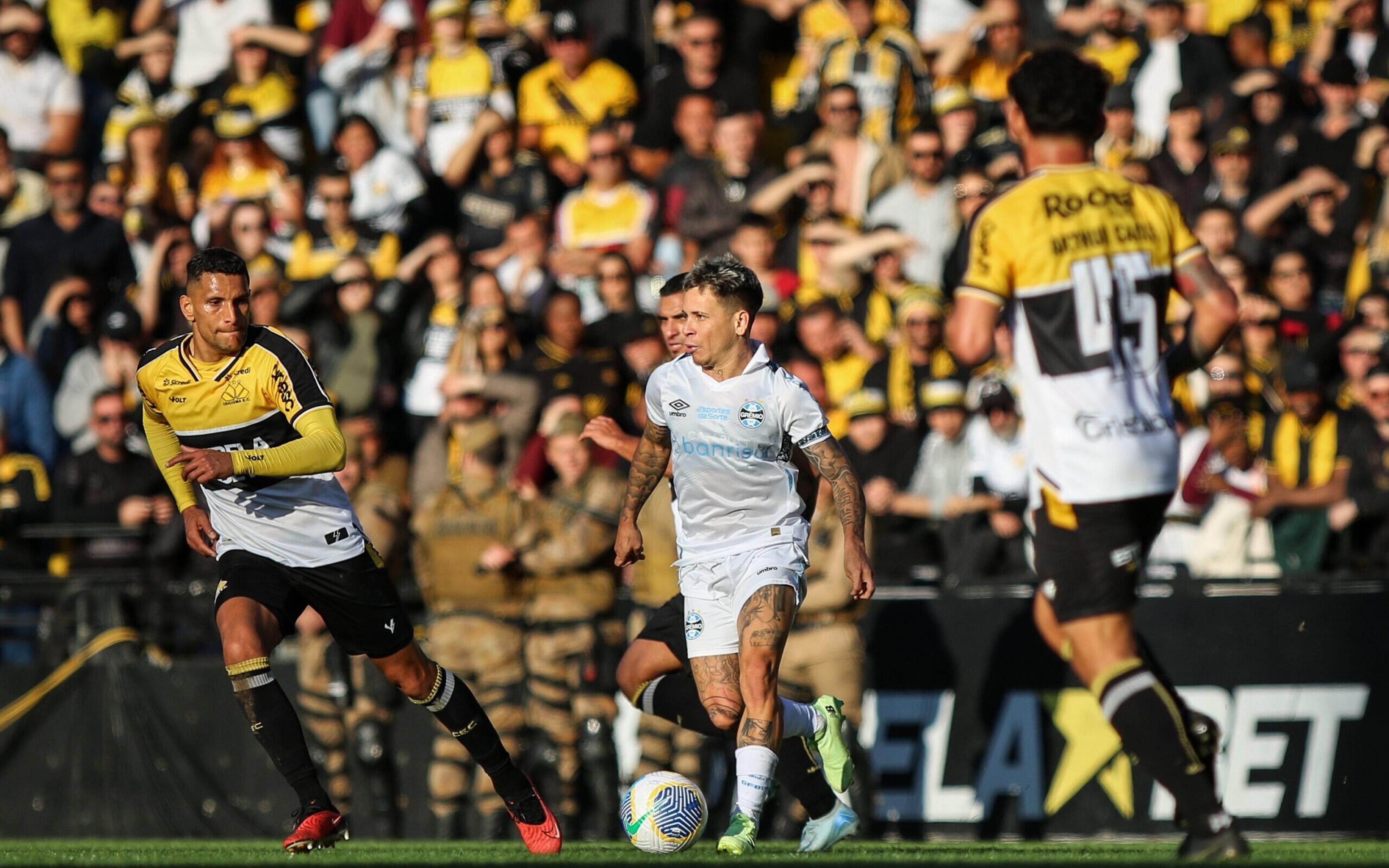 Grêmio x Criciúma: onde assistir ao vivo, horário e prováveis escalações do jogo pelo Brasileirão