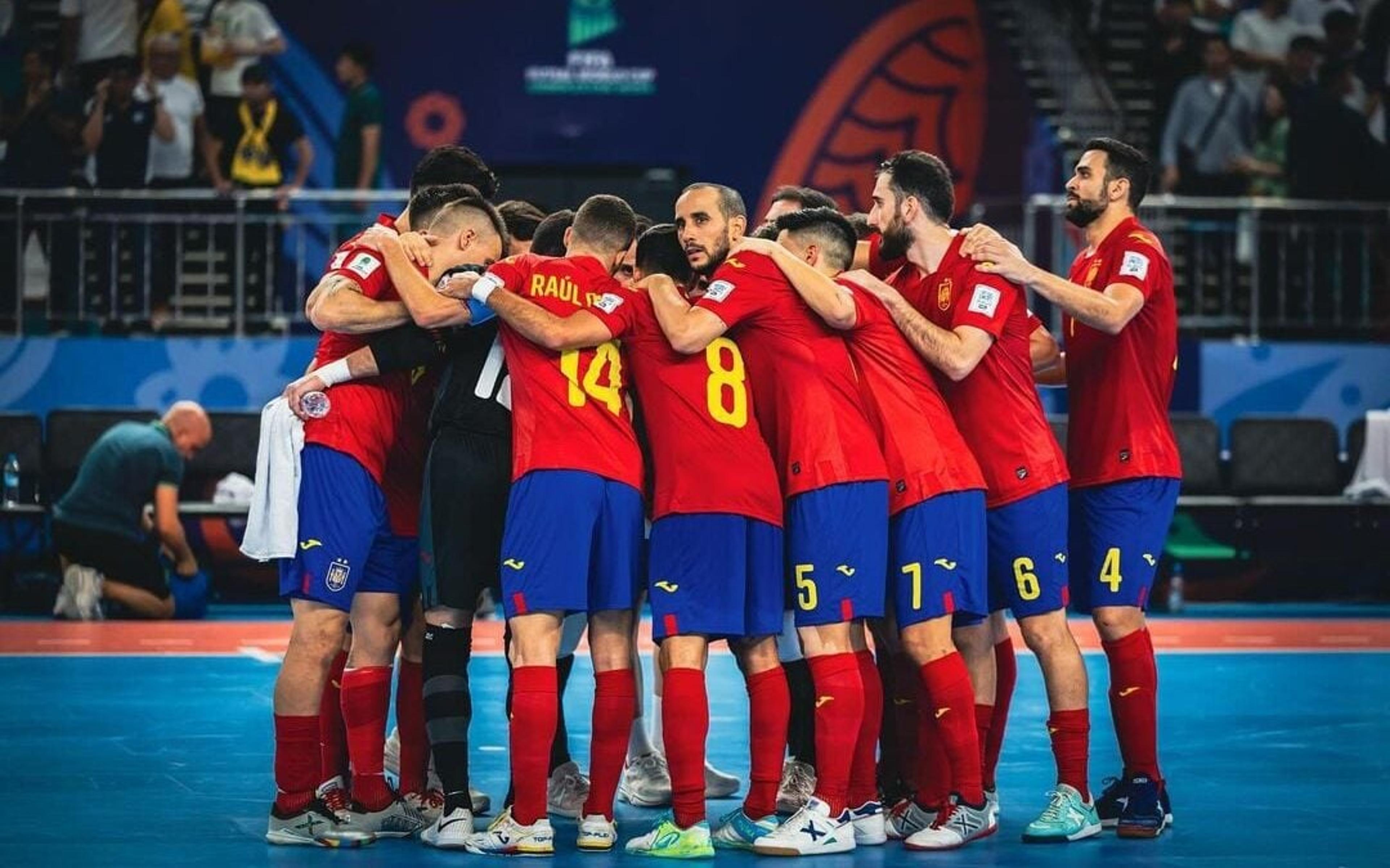 Eliminação da Espanha na Copa do Mundo de Futsal favorece caminho do Brasil