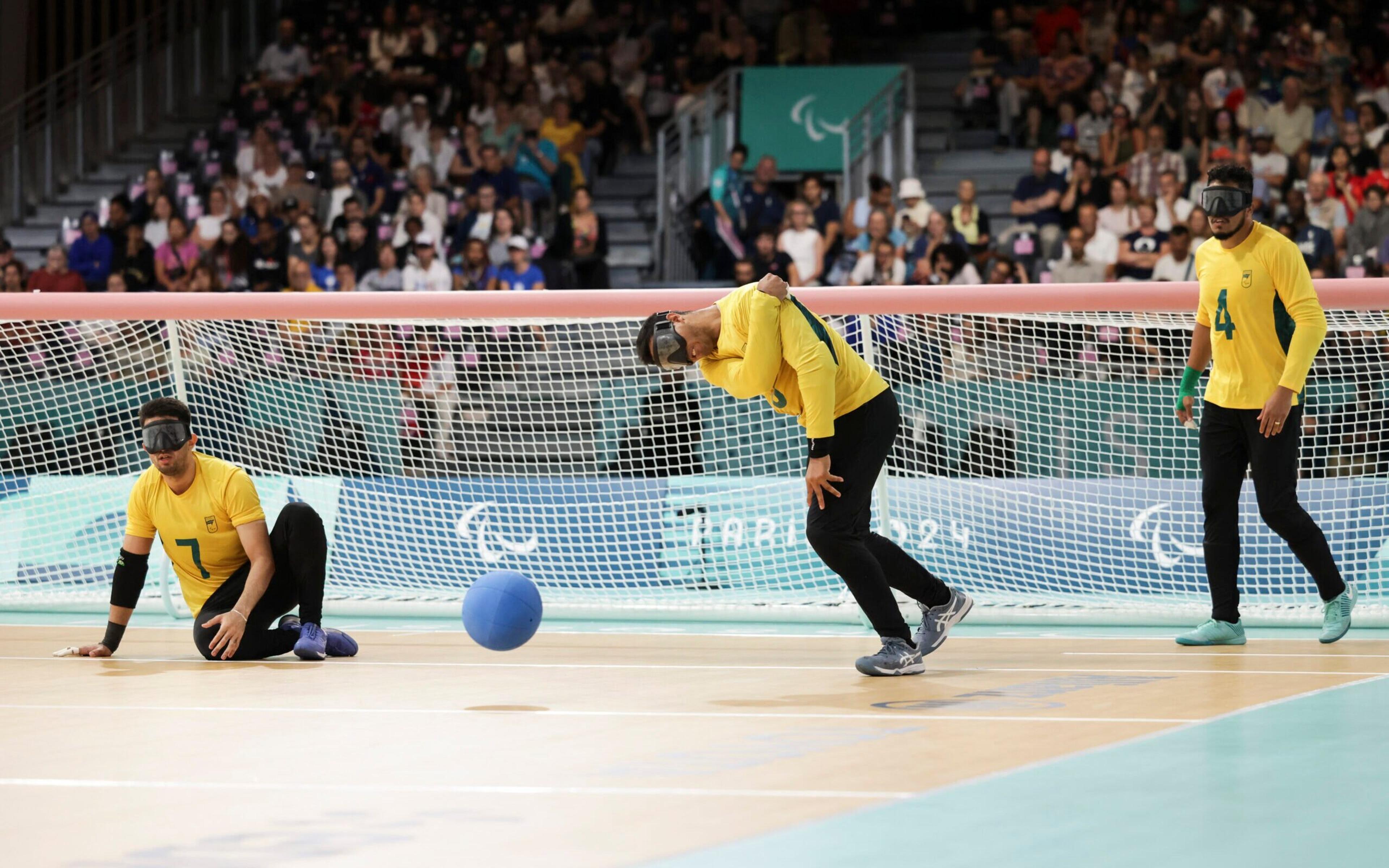 Paralimpíadas: Brasil perde para Ucrânia na semifinal do golbol masculino