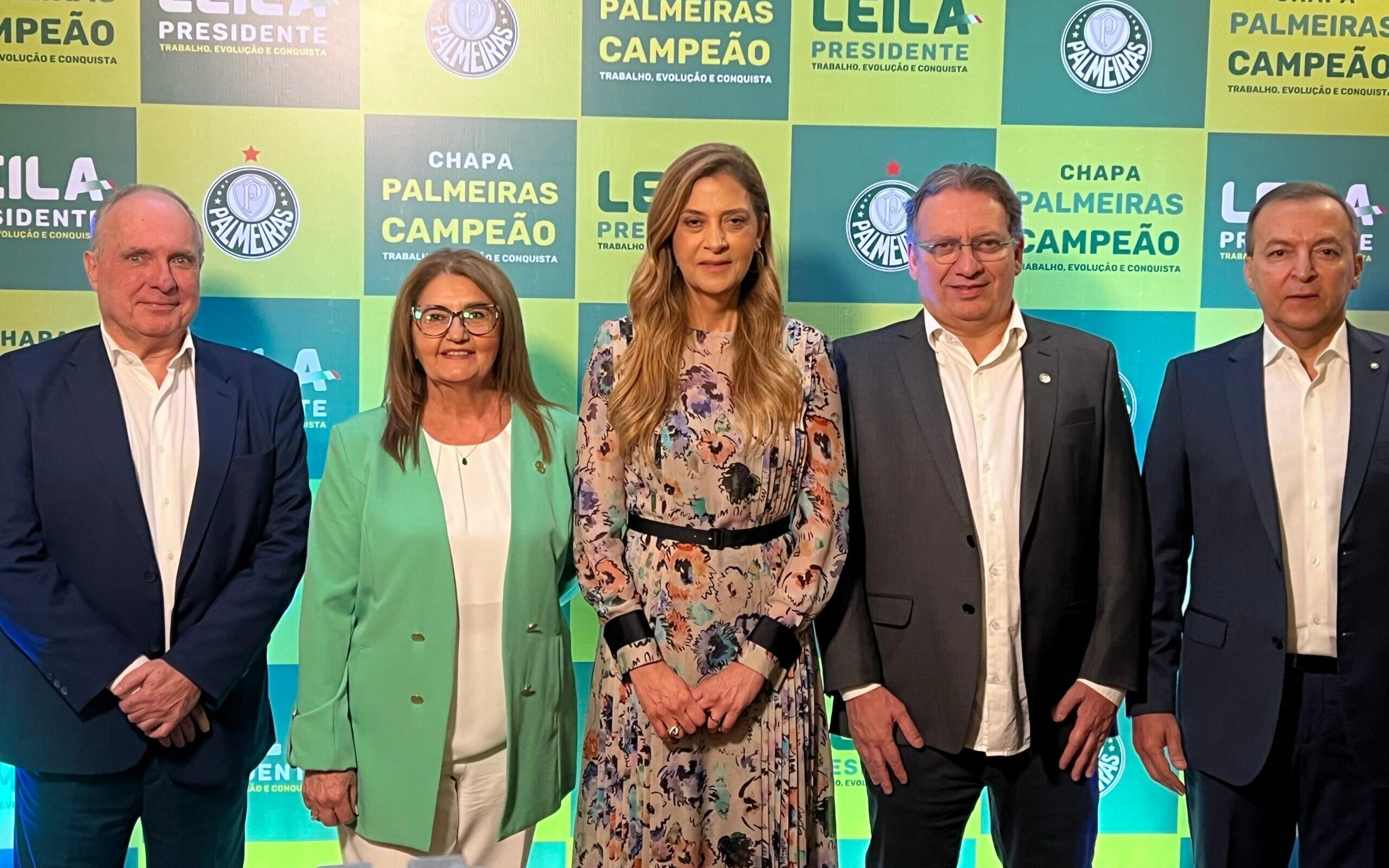 Leila Pereira lança candidatura para tentar reeleição no Palmeiras; veja nomes da chapa