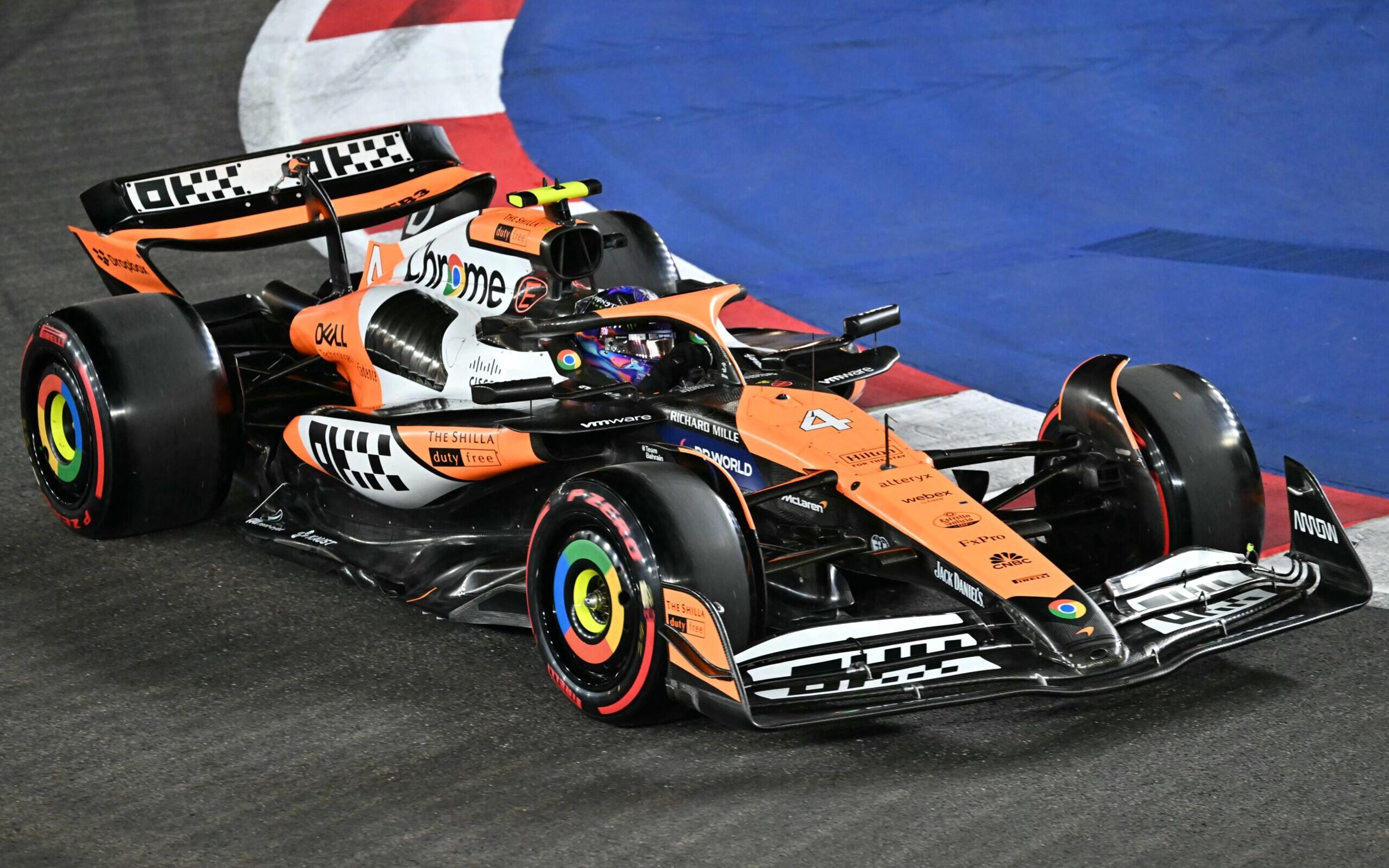 Norris crava pole do GP de Singapura da F1; Verstappen se recupera e é 2º