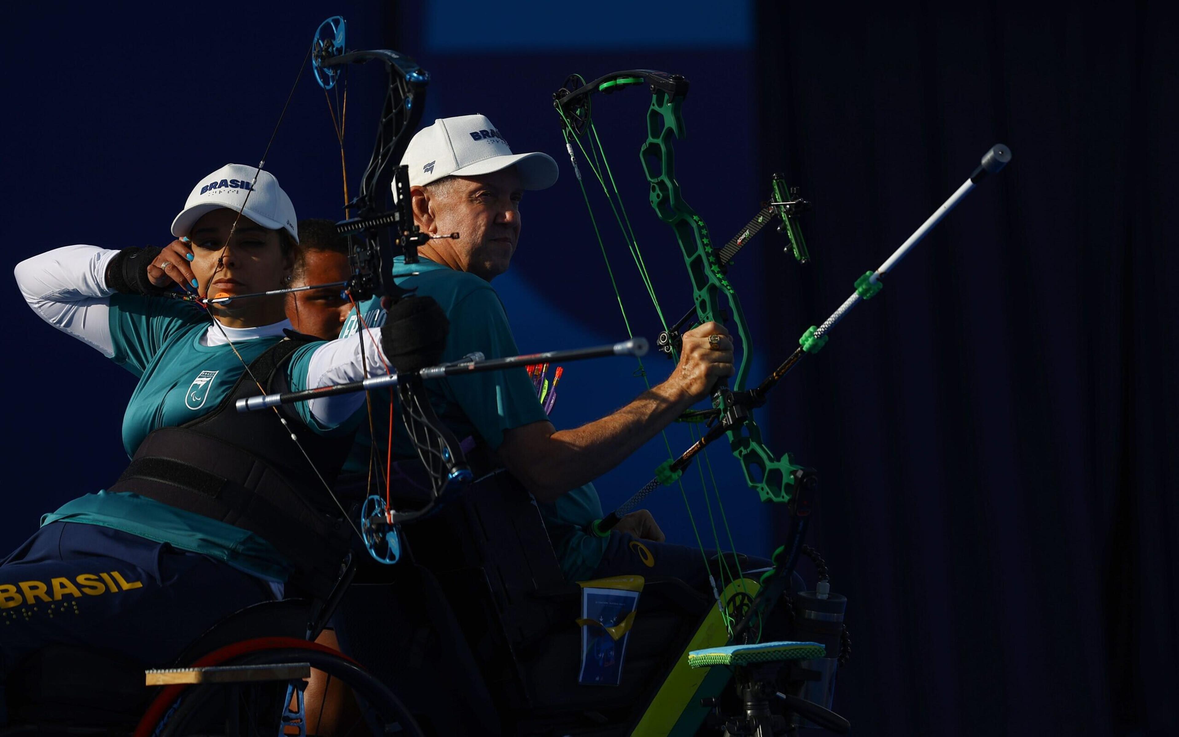 Paralimpíadas: Brasil é eliminado nas quartas do tiro com arco W1 por equipes mistas